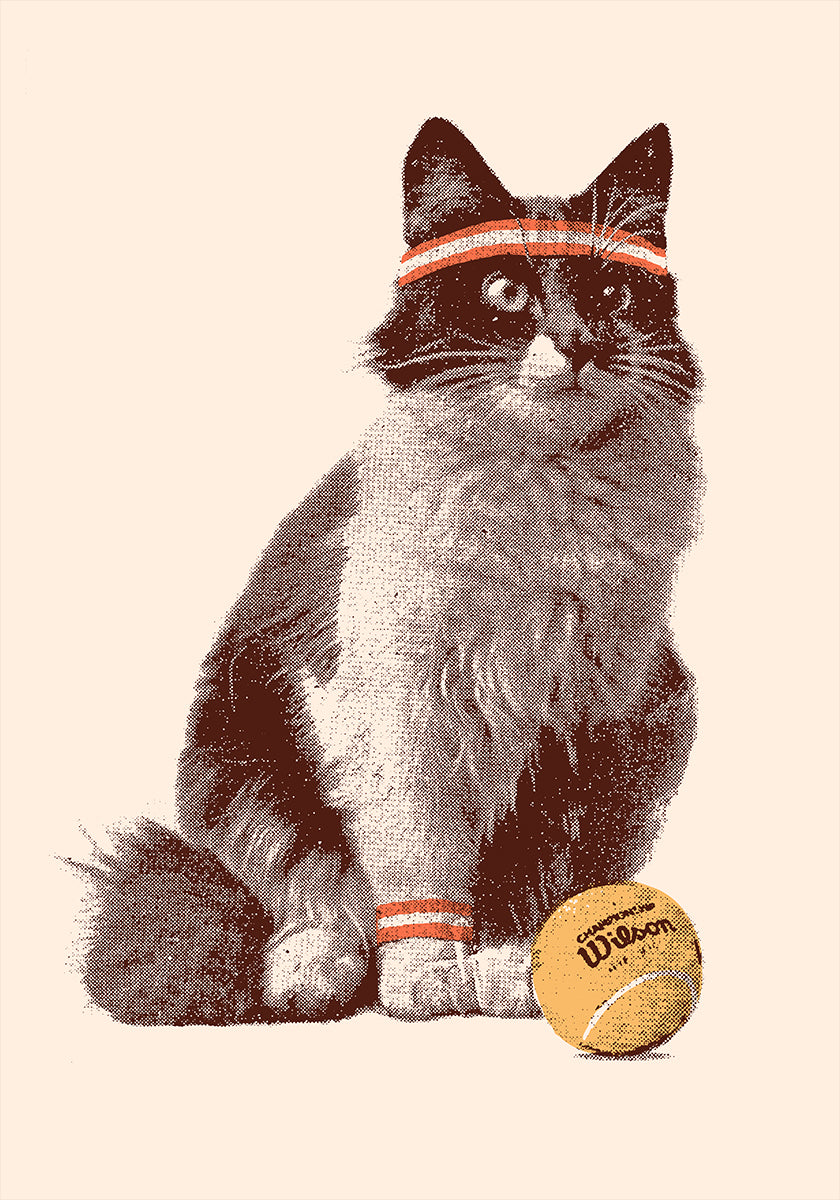 Chat Tennis Plakat