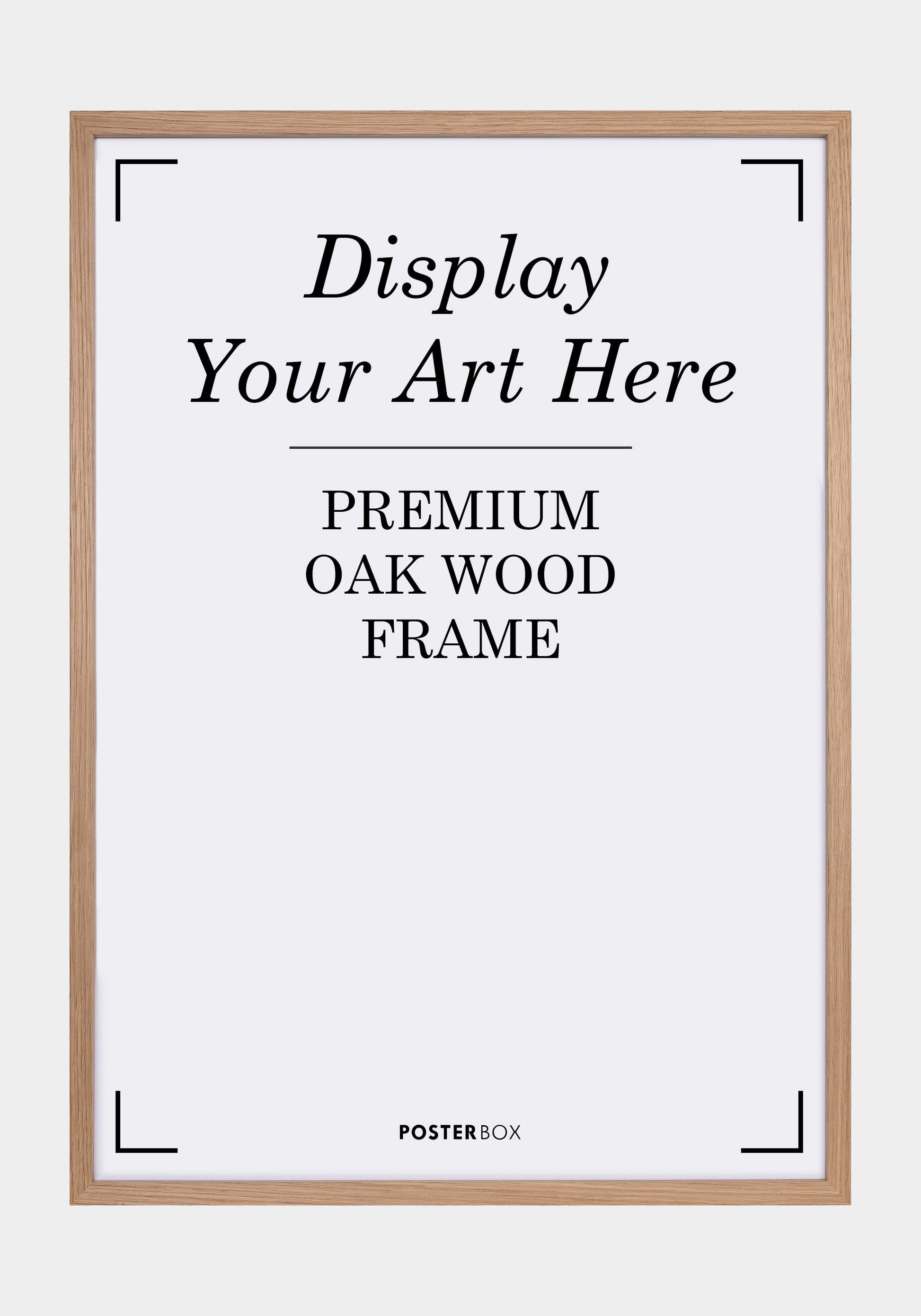 Premium Wood frame Nielsen Oak - Posterbox