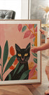 Black Cat in Jungle Plakat - Posterbox.dk