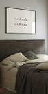 Breathe Easy: Inhale Exhale Minimalist Art Plakat - Posterbox.dk