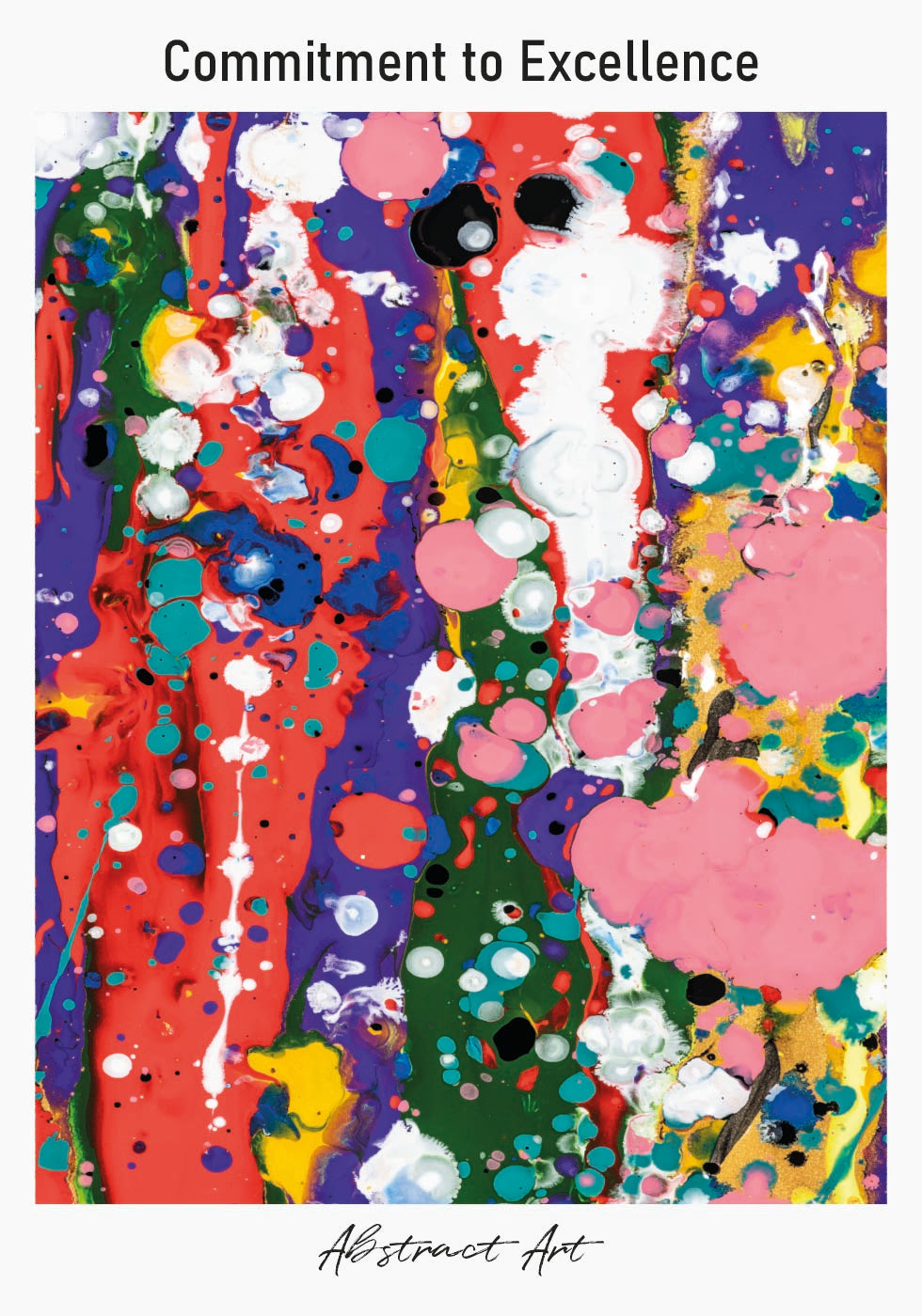 Plakát Commitment to Excellence - Posterbox.dk