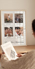 Couple Moments Photo Collage, 4 Polaroid Style Prints Plakat - Posterbox.dk