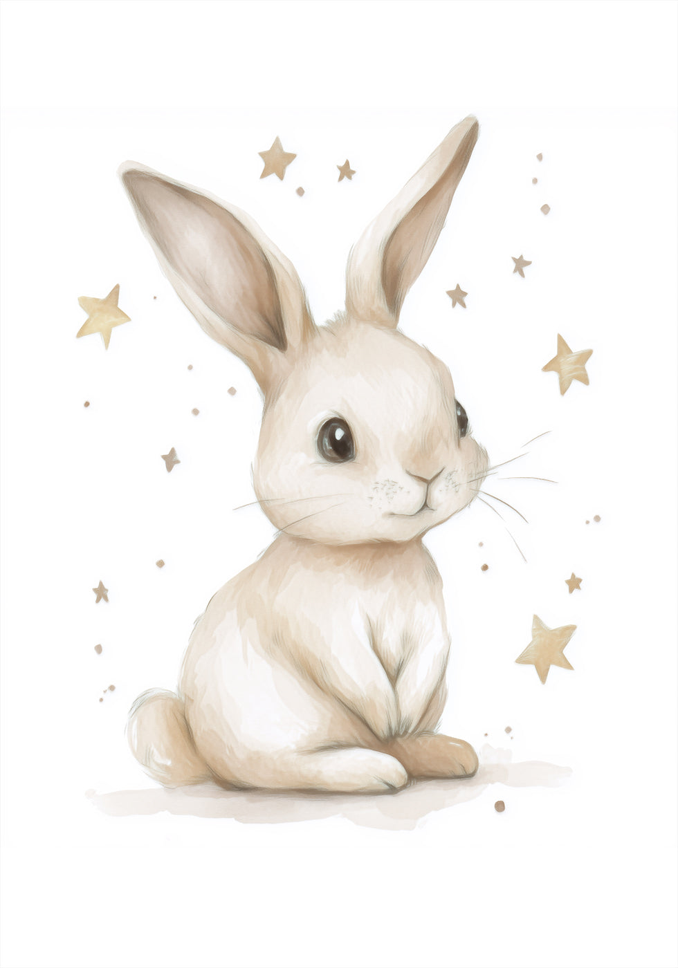Cute Bunny Plakat - Posterbox.dk