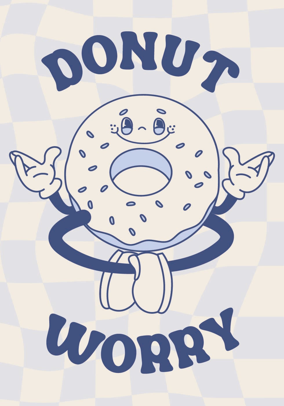 Donut Worry Plakat - Posterbox.dk