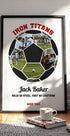 Football Ball Photo Collage Personal 2 Plakat - Posterbox