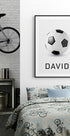 Personalized Football Plakat - Posterbox.dk