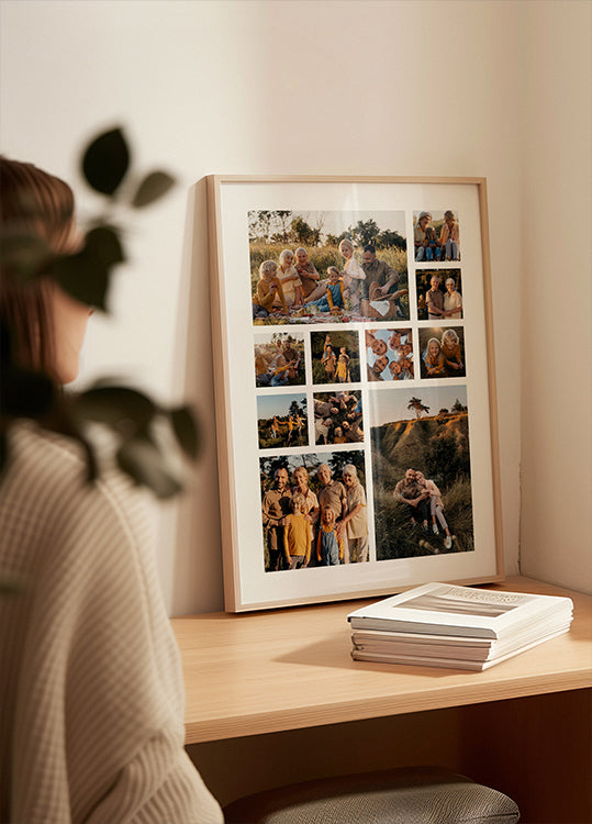 Personalized Photo Collage Plakat - Posterbox