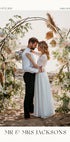 Personalized Wedding Photo Plakat - Posterbox.dk