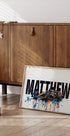 Racing Car with Name Personal - Posterbox