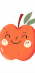 Smiling Apple Plakat - Posterbox.dk
