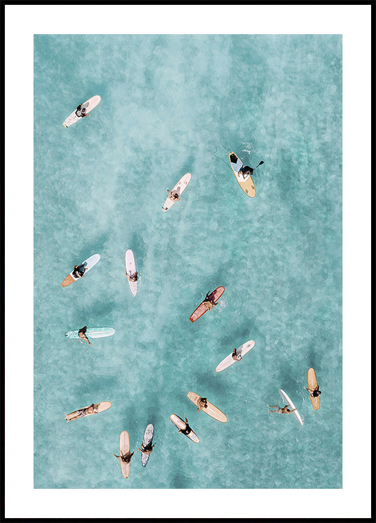 Surfers at Sea No.2  Plakat - Posterbox