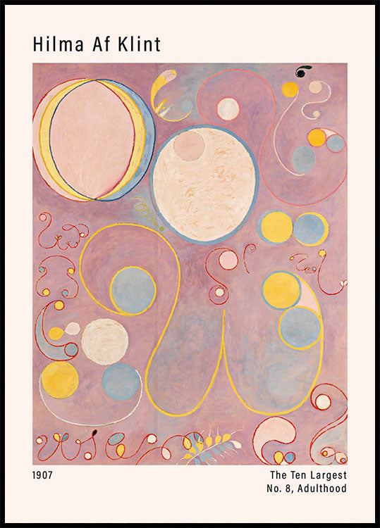 The Ten Largest, No. 8, Adulthood by Hilma af Klint Plakat - Posterbox.dk