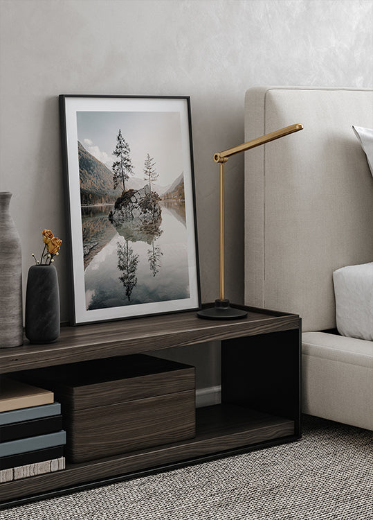 Plakát Klidné úvahy u jezera Hintersee - Posterbox.dk