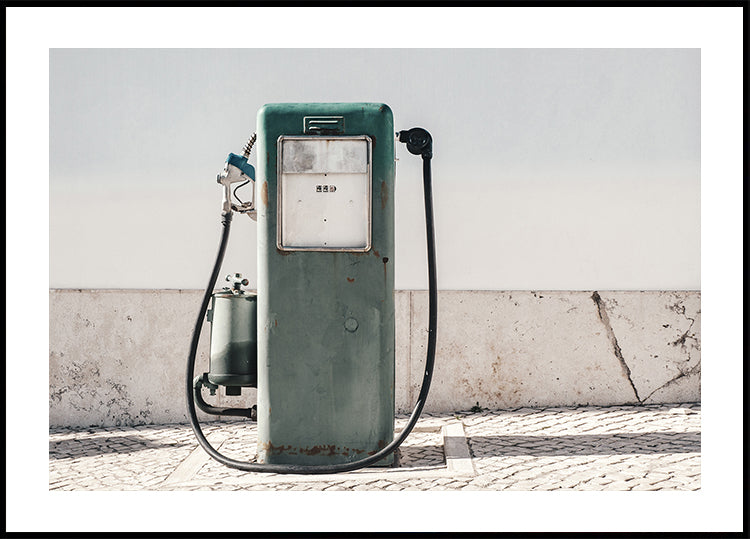 Vintage Gas Pump Plakat - Posterbox.dk