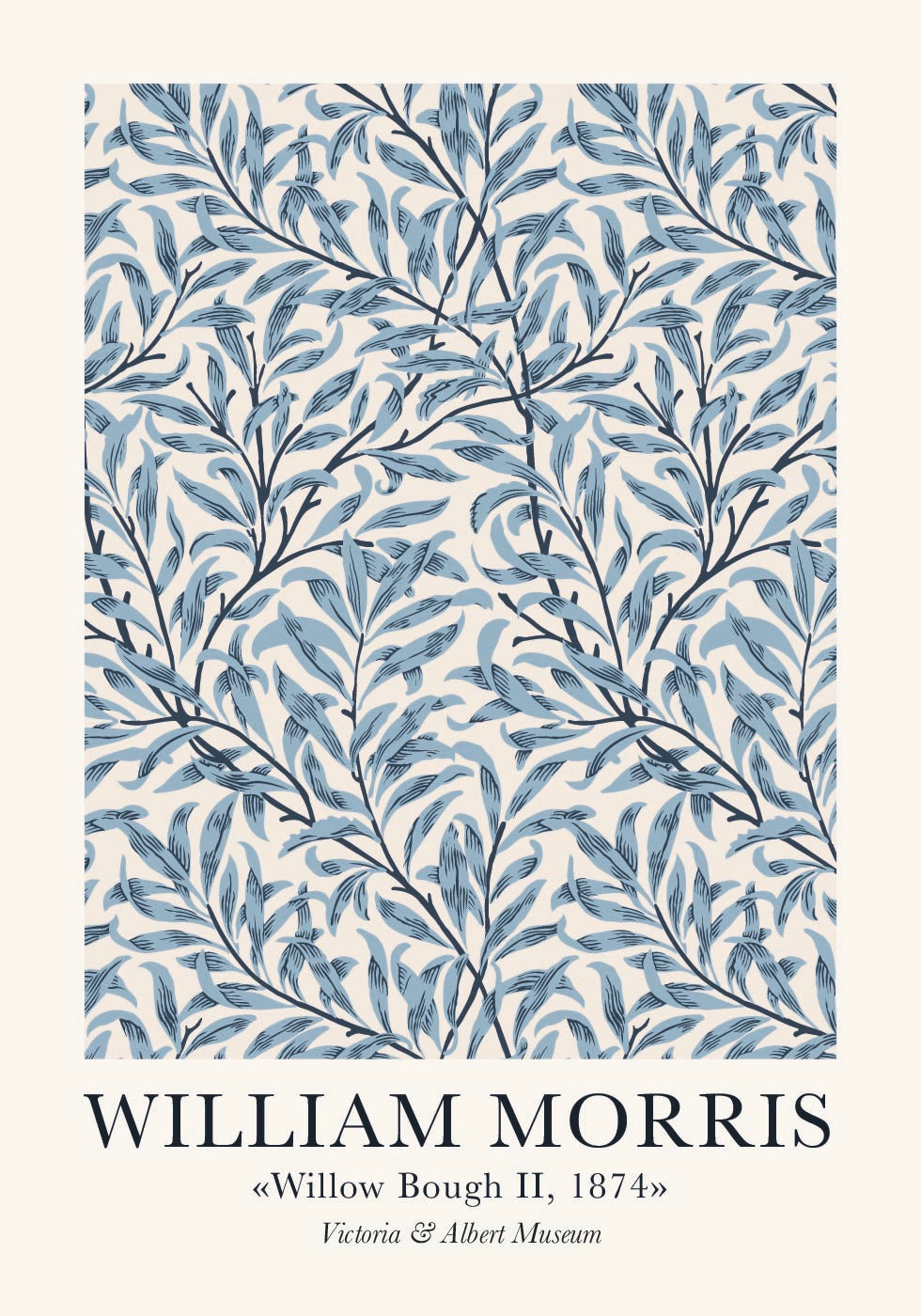 William Morris Willow Bough II Plakat - Posterbox.dk