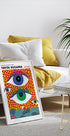 Yayoi Kusama Psychedelic Eye Plakat - Posterbox.dk