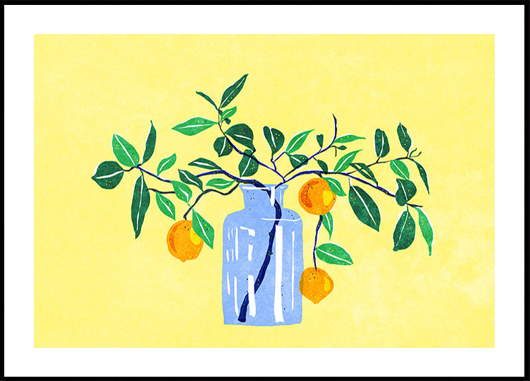 Orange Tree Poster - Posterbox