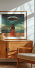 UFO Skies Collage Art Plakat - Posterbox