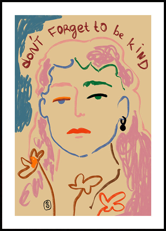 Don’t forget to be kind - Posterbox