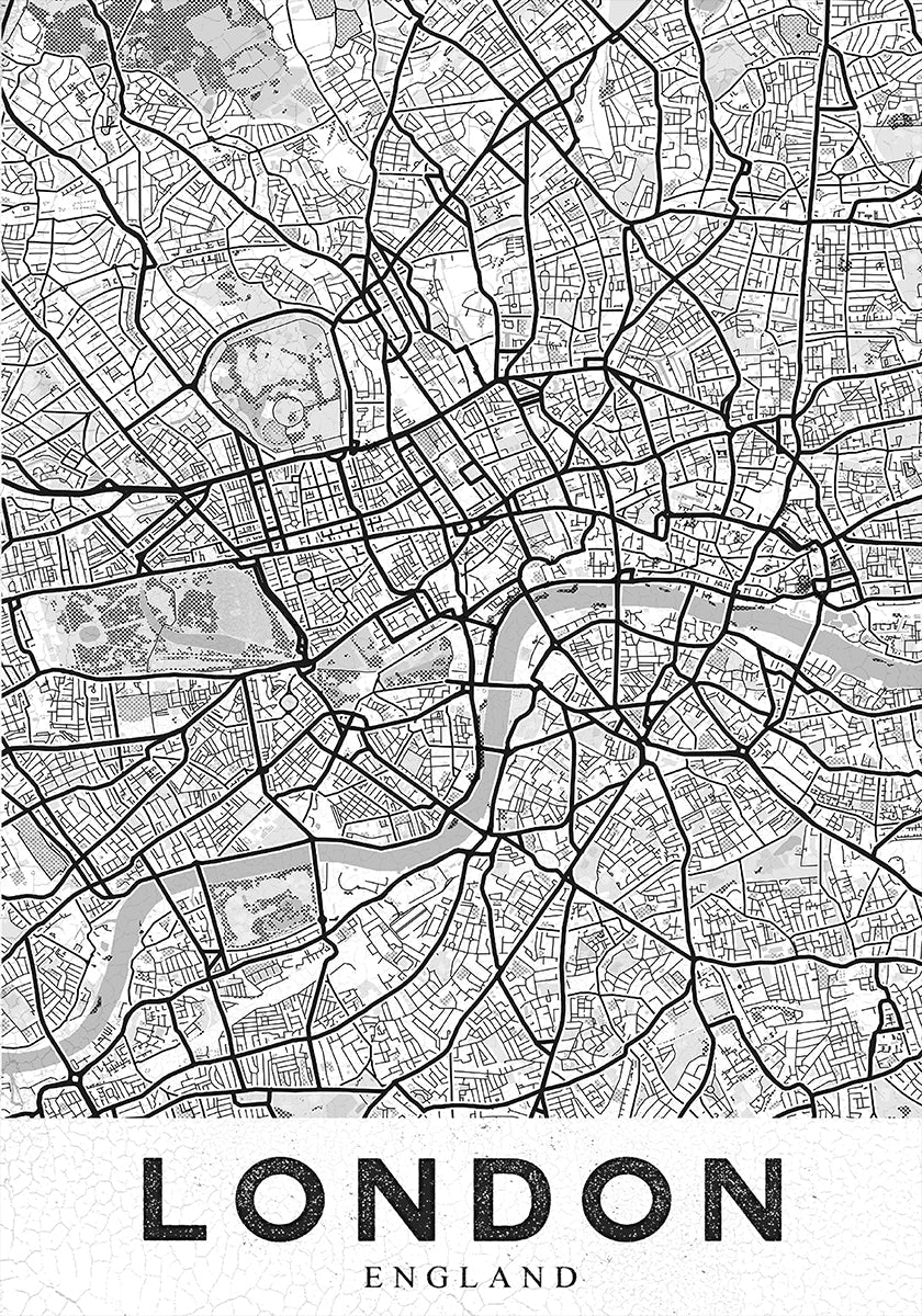 London White Plakat - Posterbox