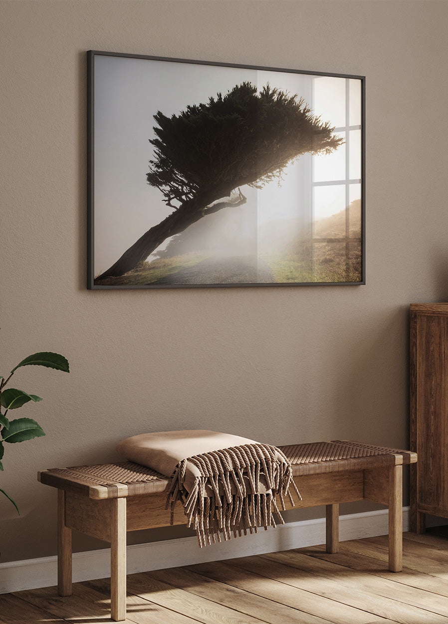 Tilted Tree Plakat - Posterbox.dk