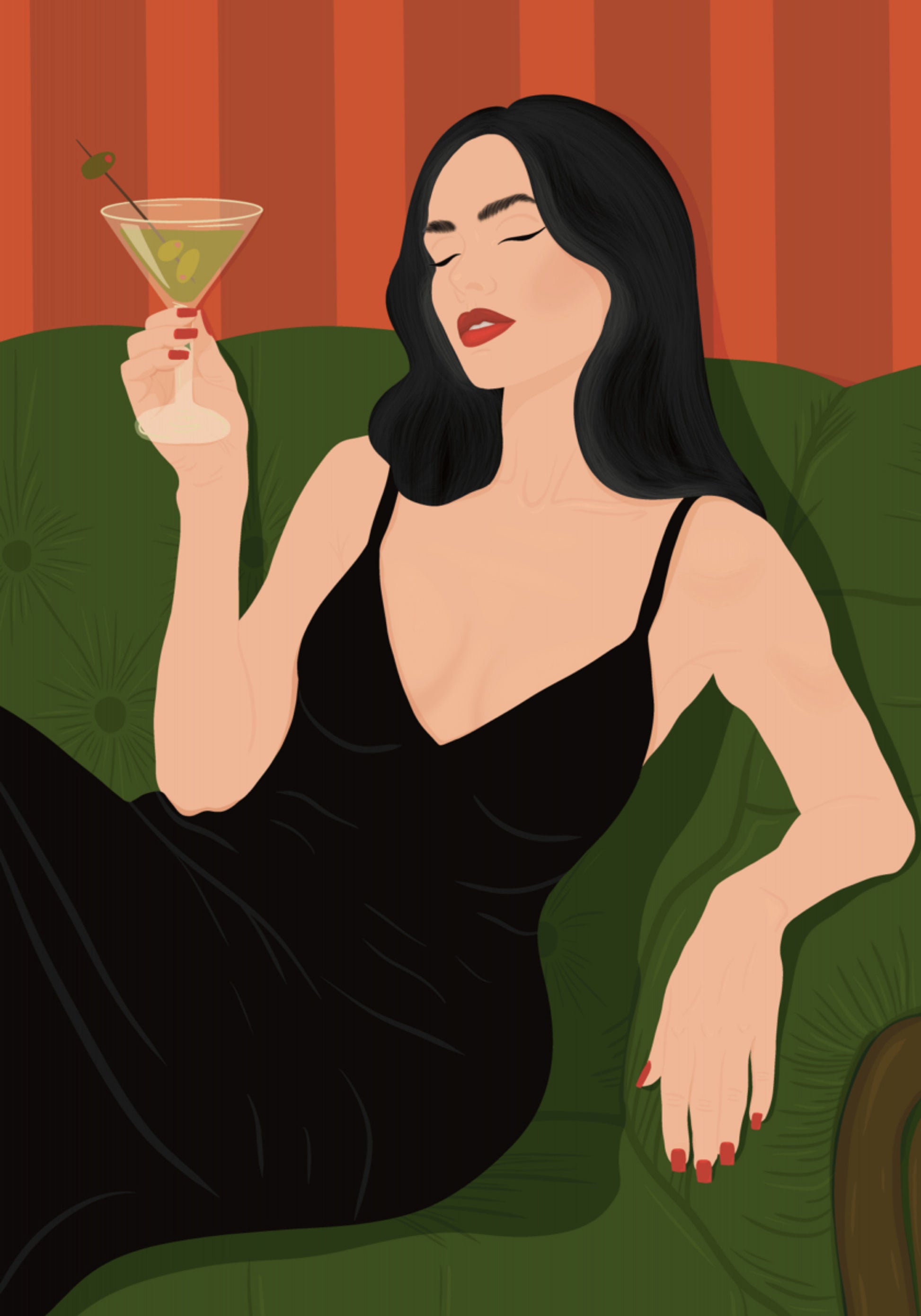 Elegantní Martini Lady
