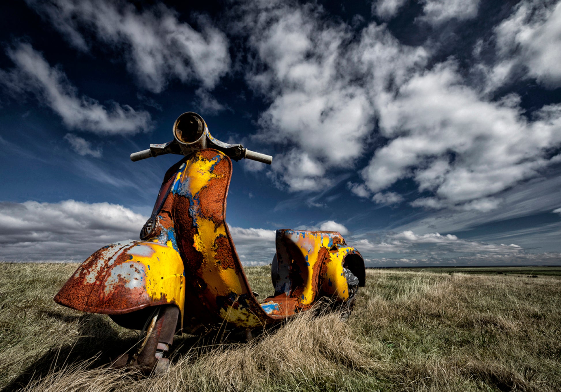 Zrezivělý Vespa Field