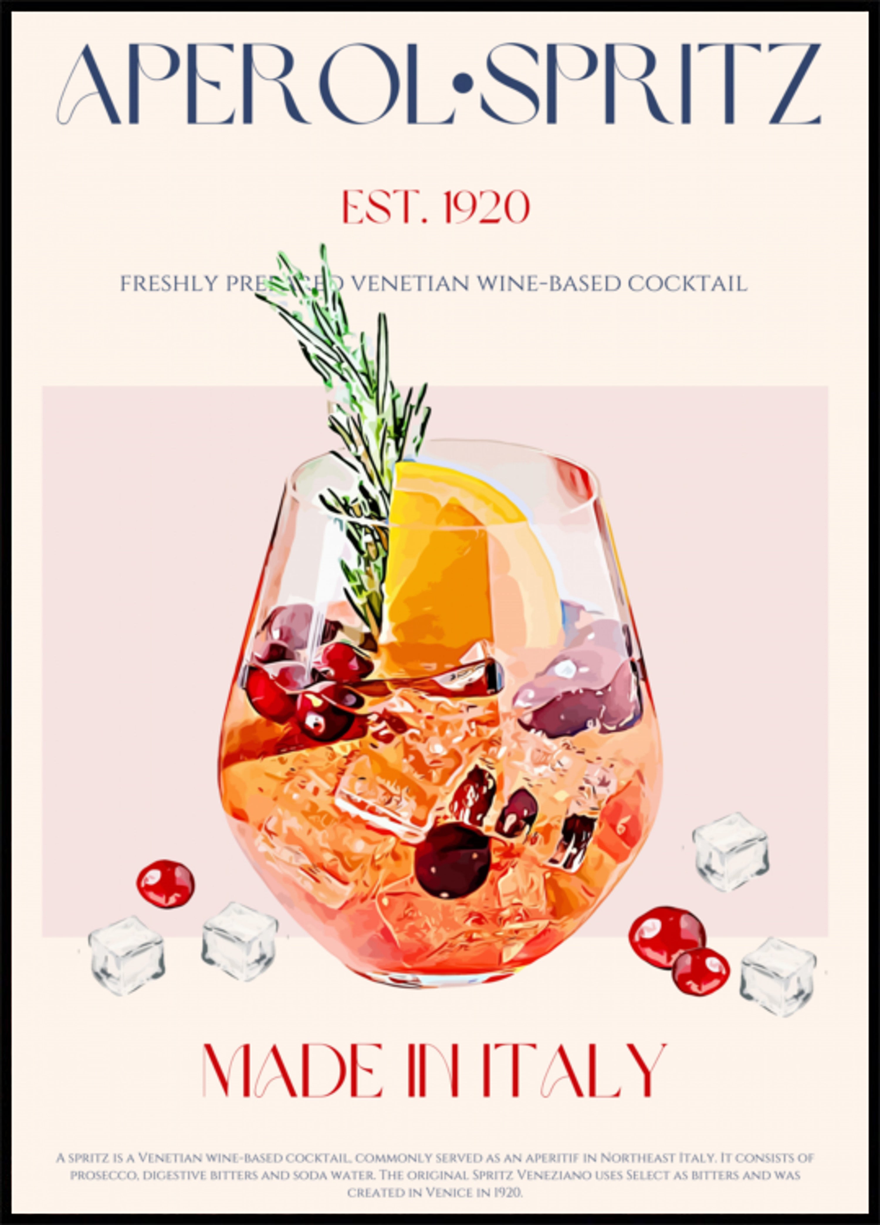 Koktejl venetian Spritz