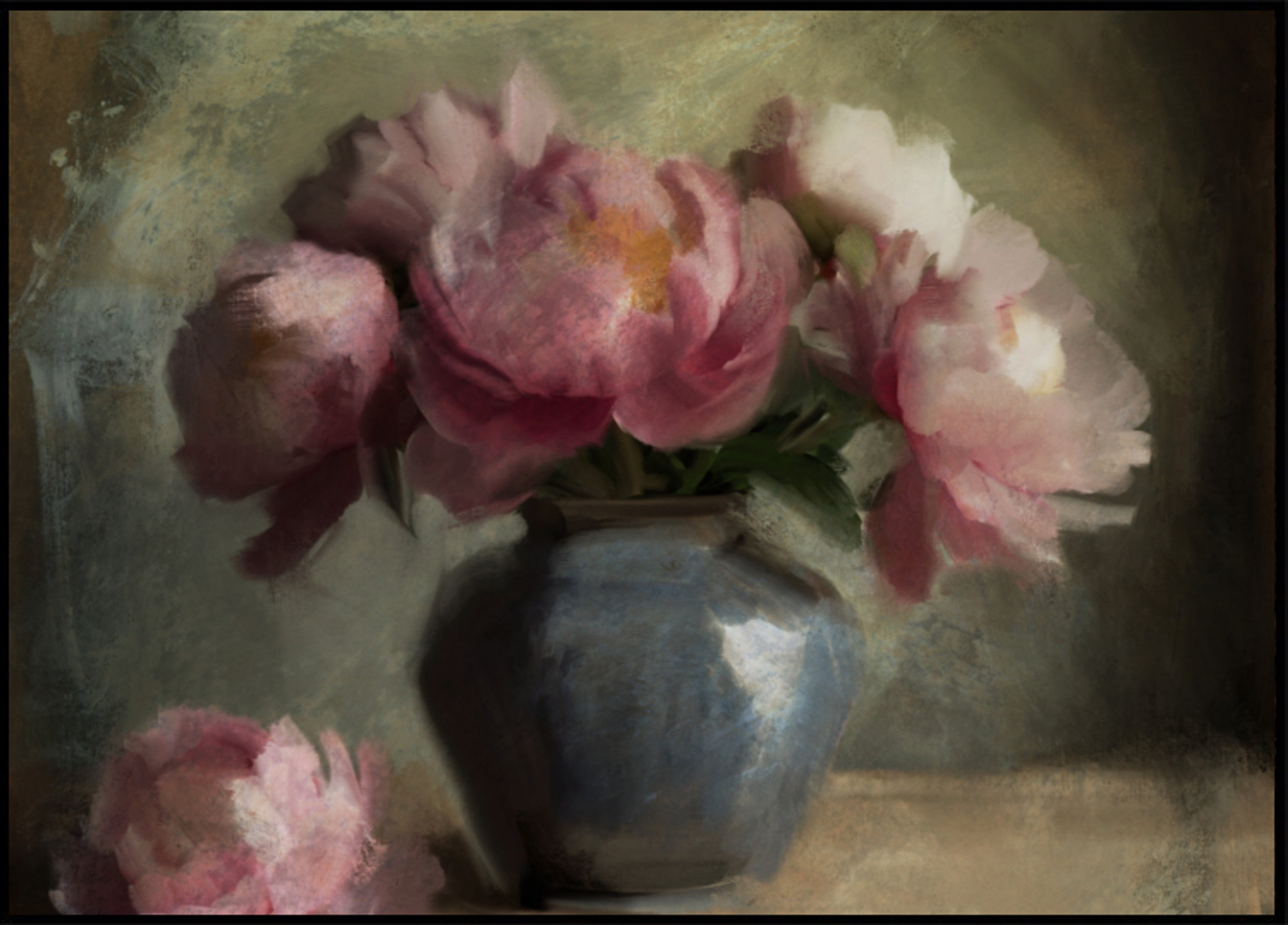 Pivoines A Rose