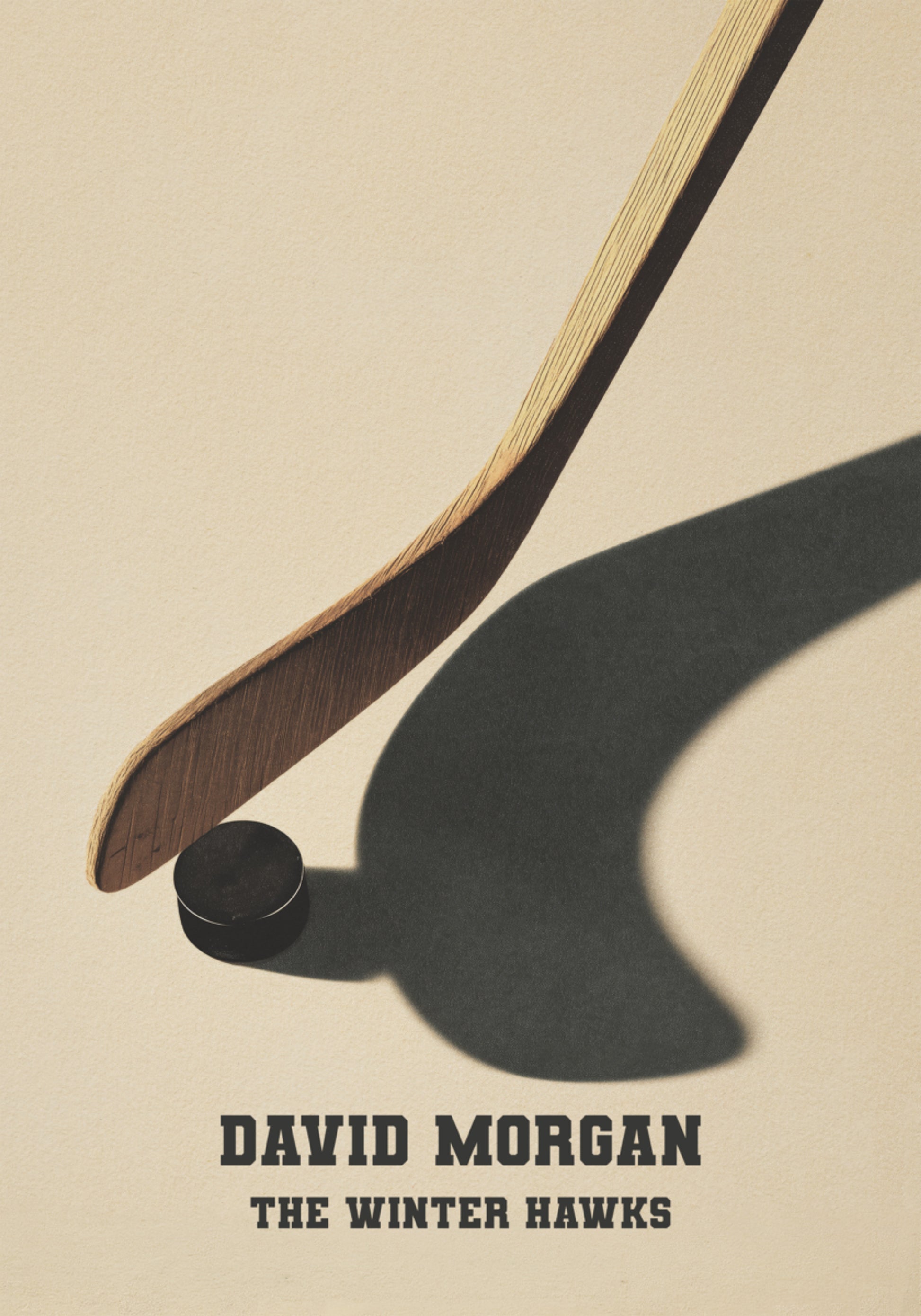 Vintage Hockey Boot and Puck Shadow Ticket