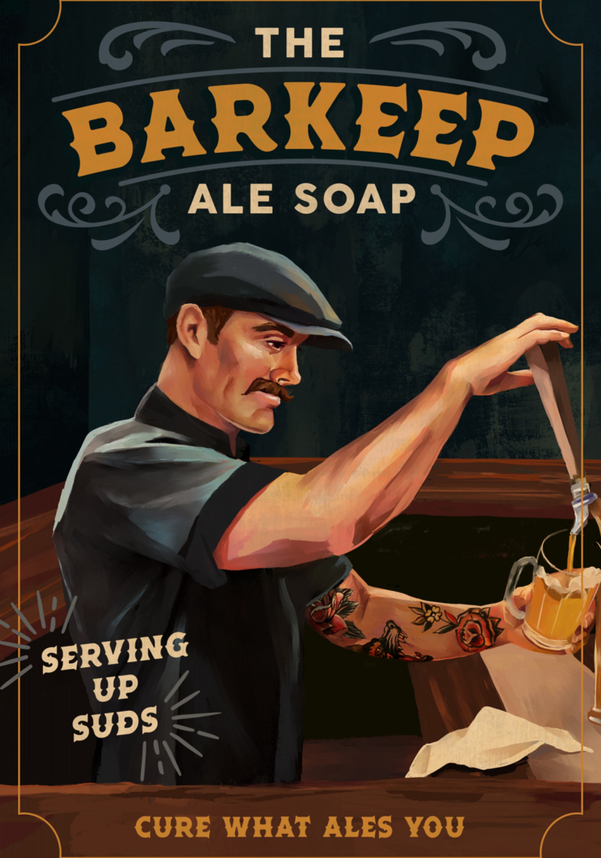 Plakát Barkeep Soap 20x30
