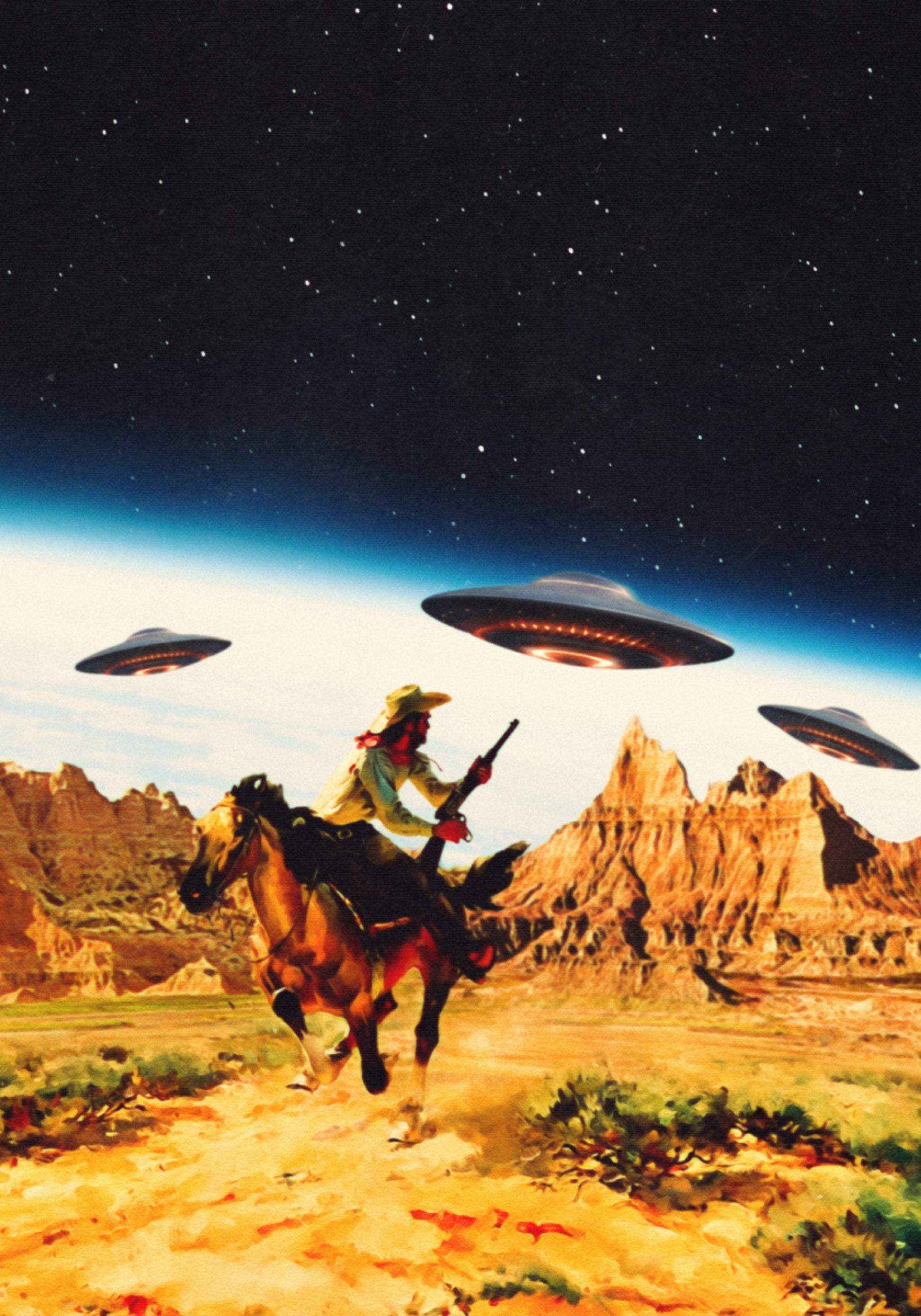 UFO vesmírná honička