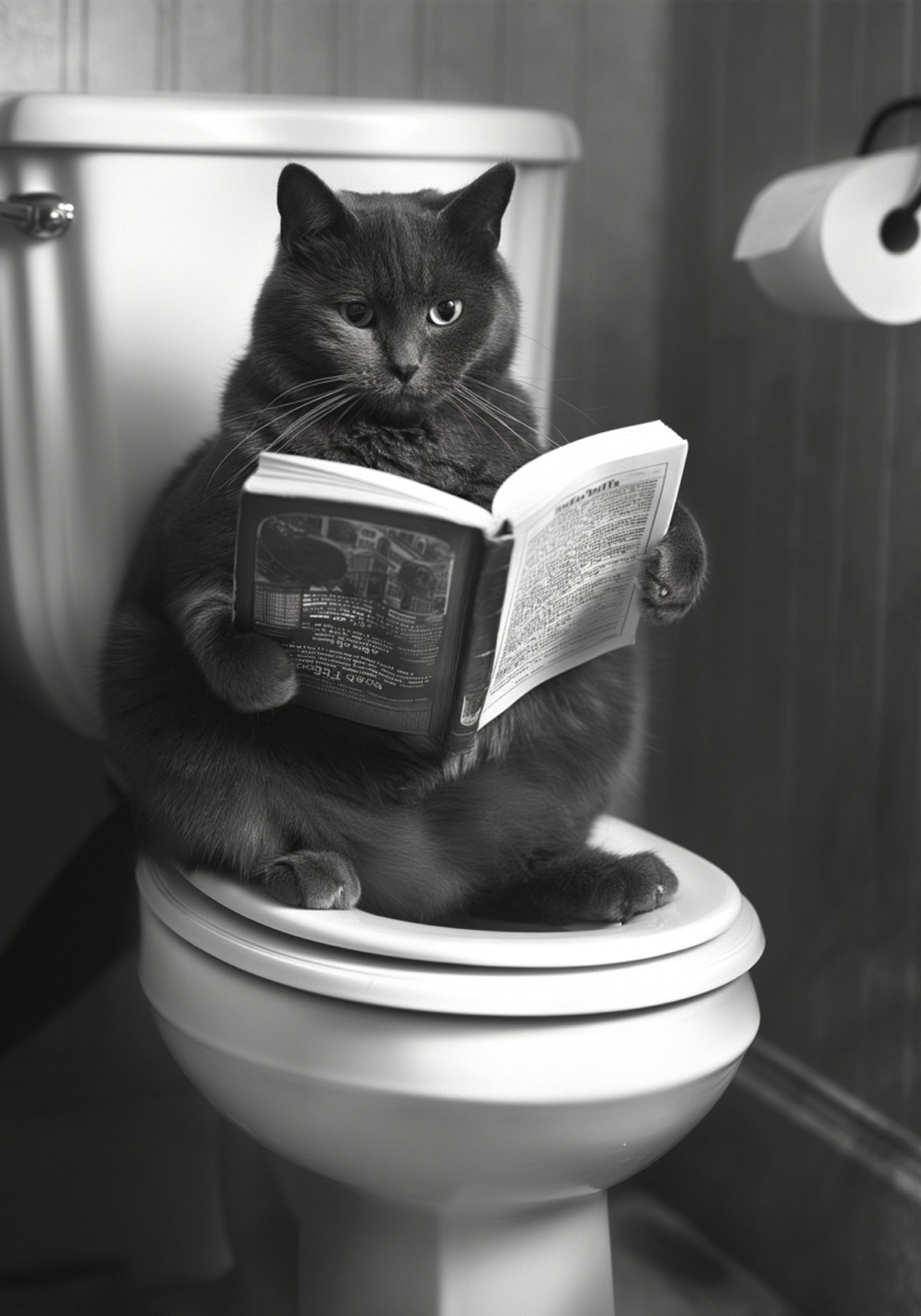 Plus Size Kitty na záchodě