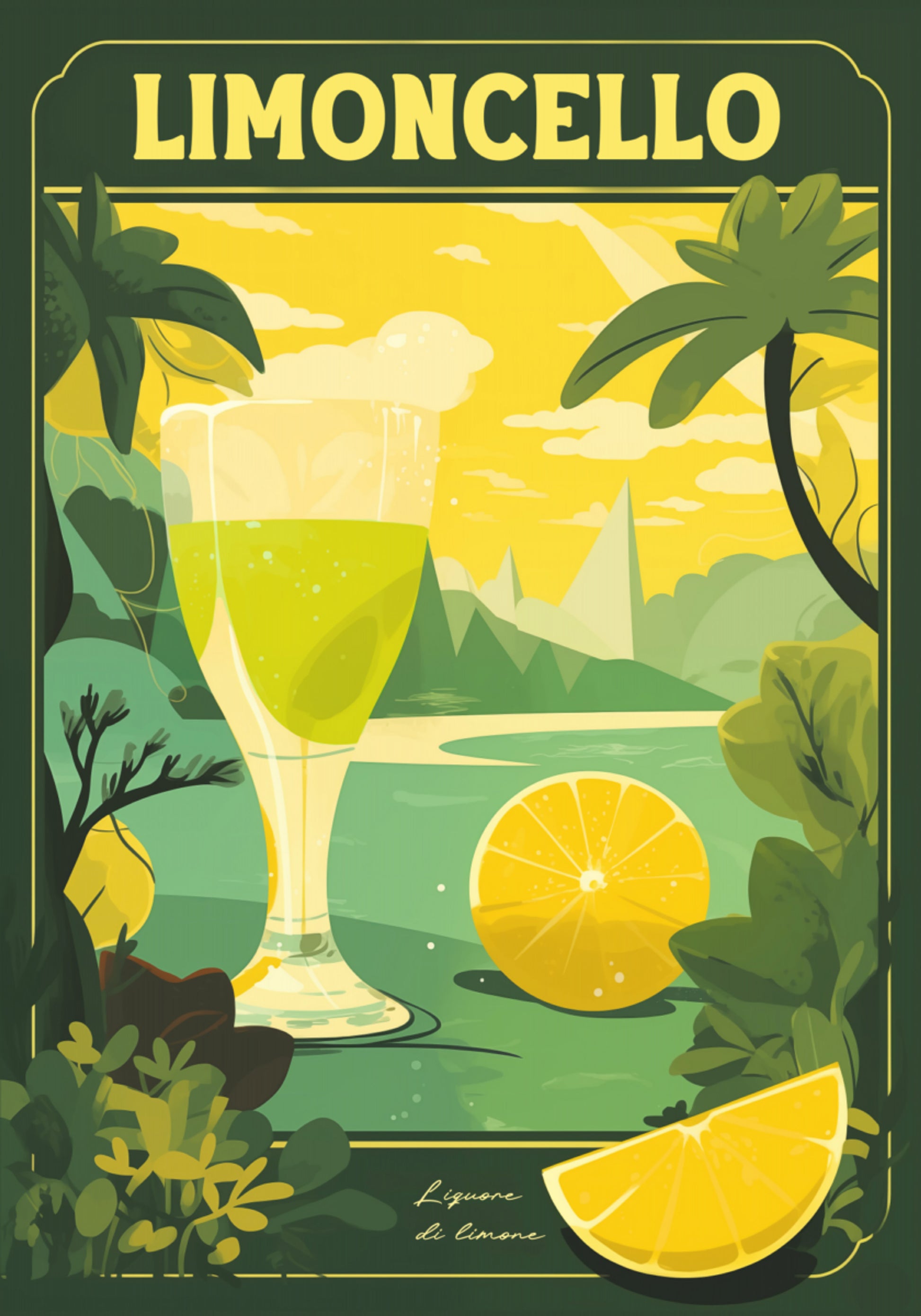 Limoncello citronová krajina