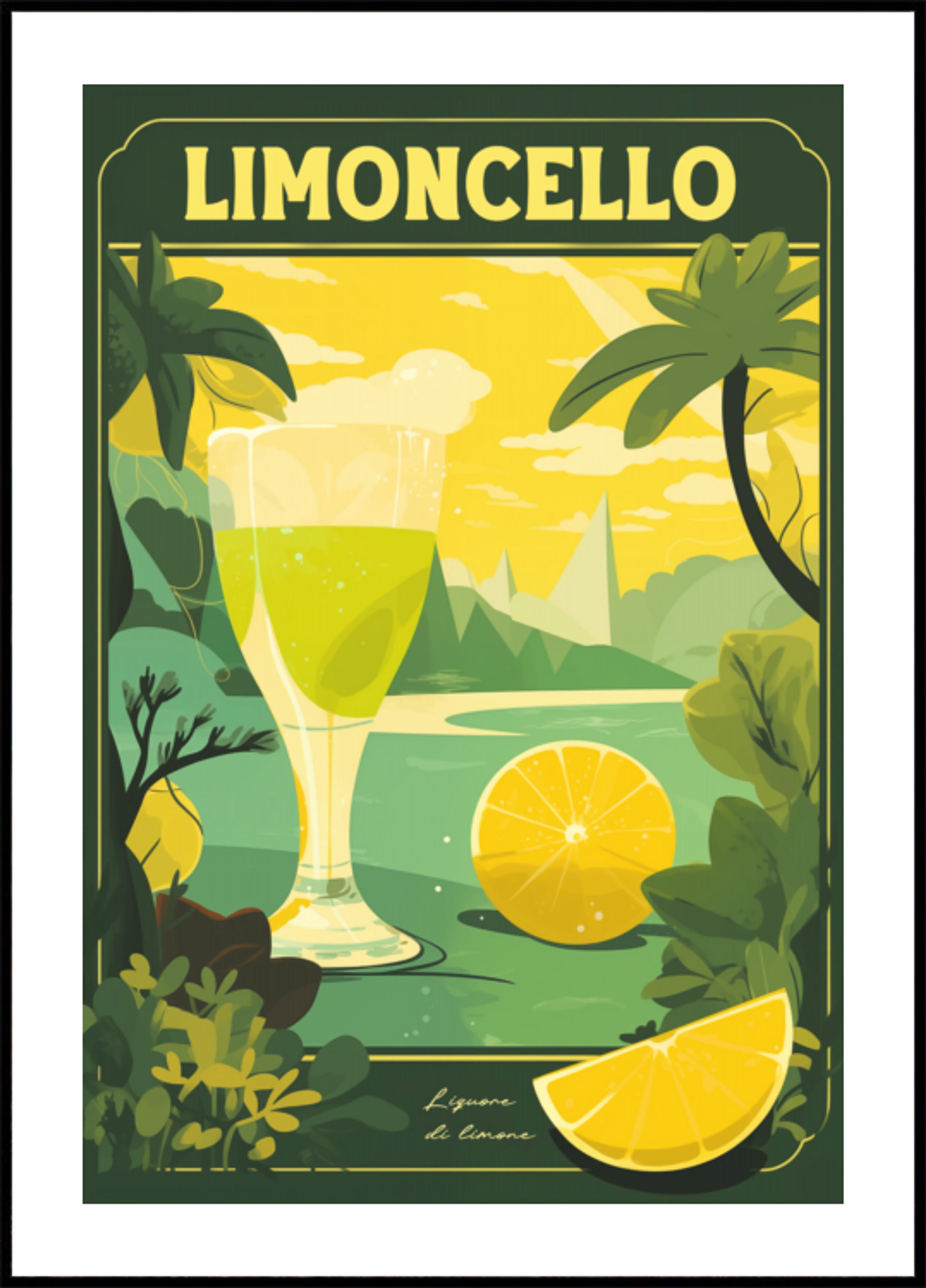 Limoncello citronová krajina