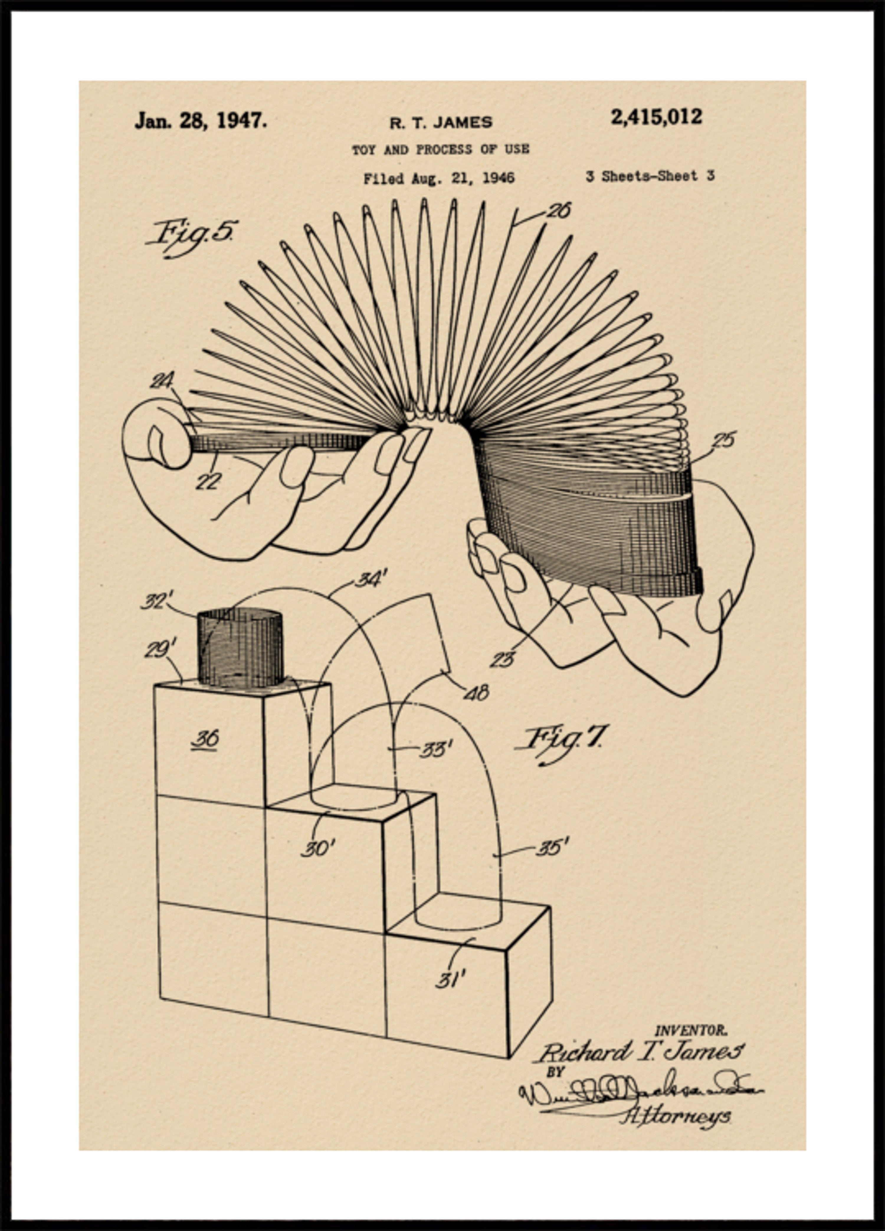 Patent na hračku se spirálovou pružinou
