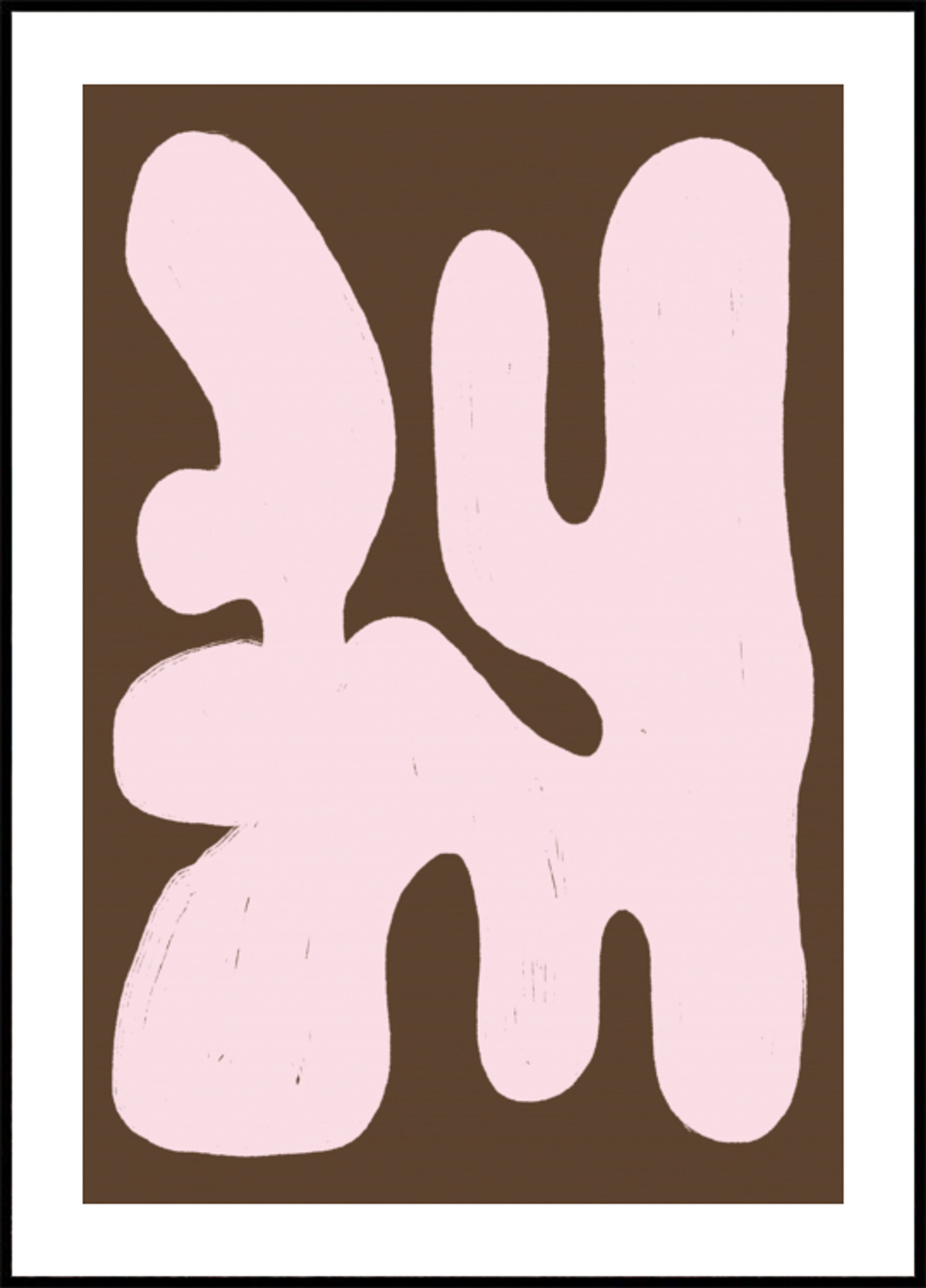 Blush tekoucí formy