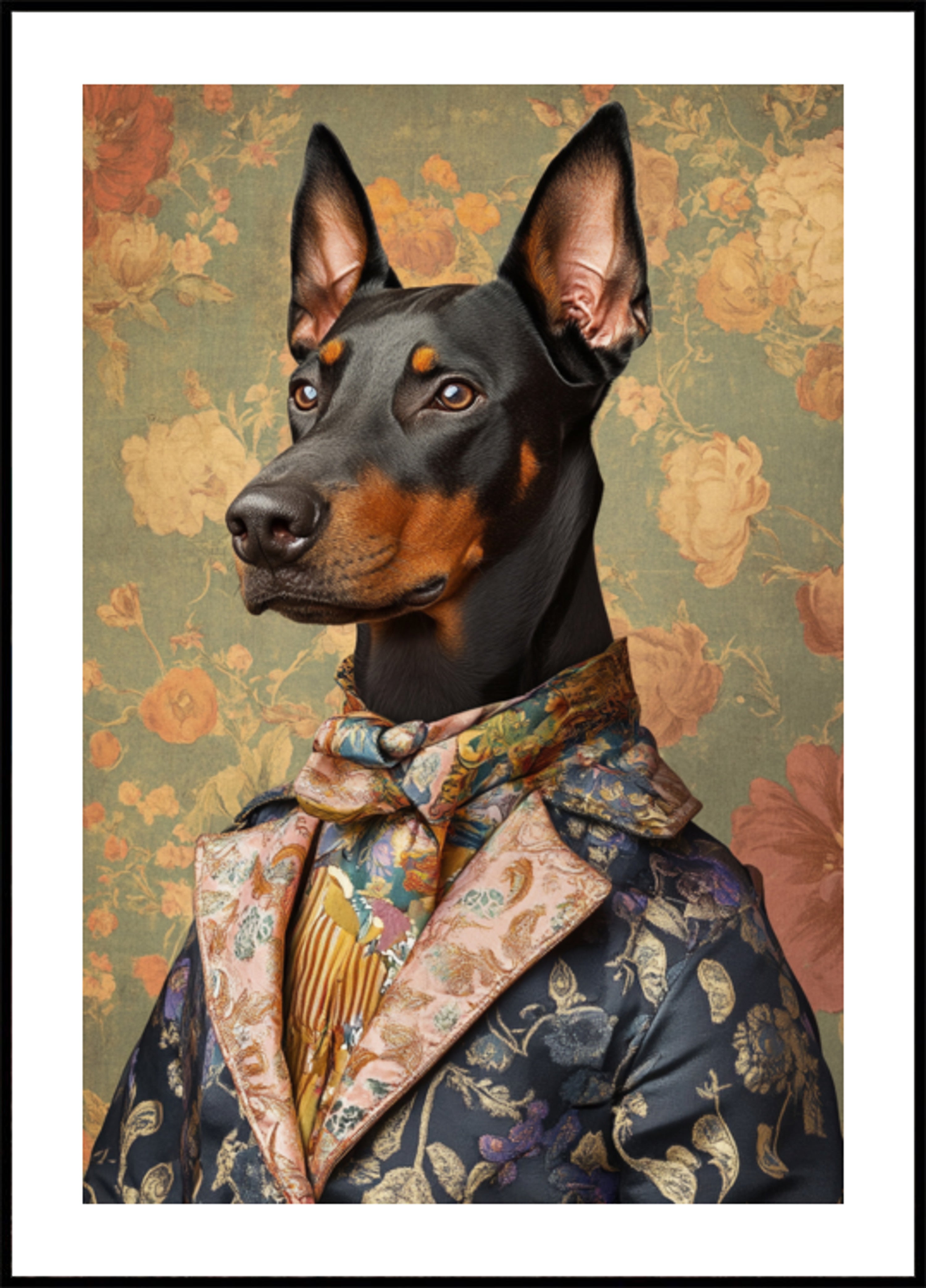 Elegantní dobrman gentleman