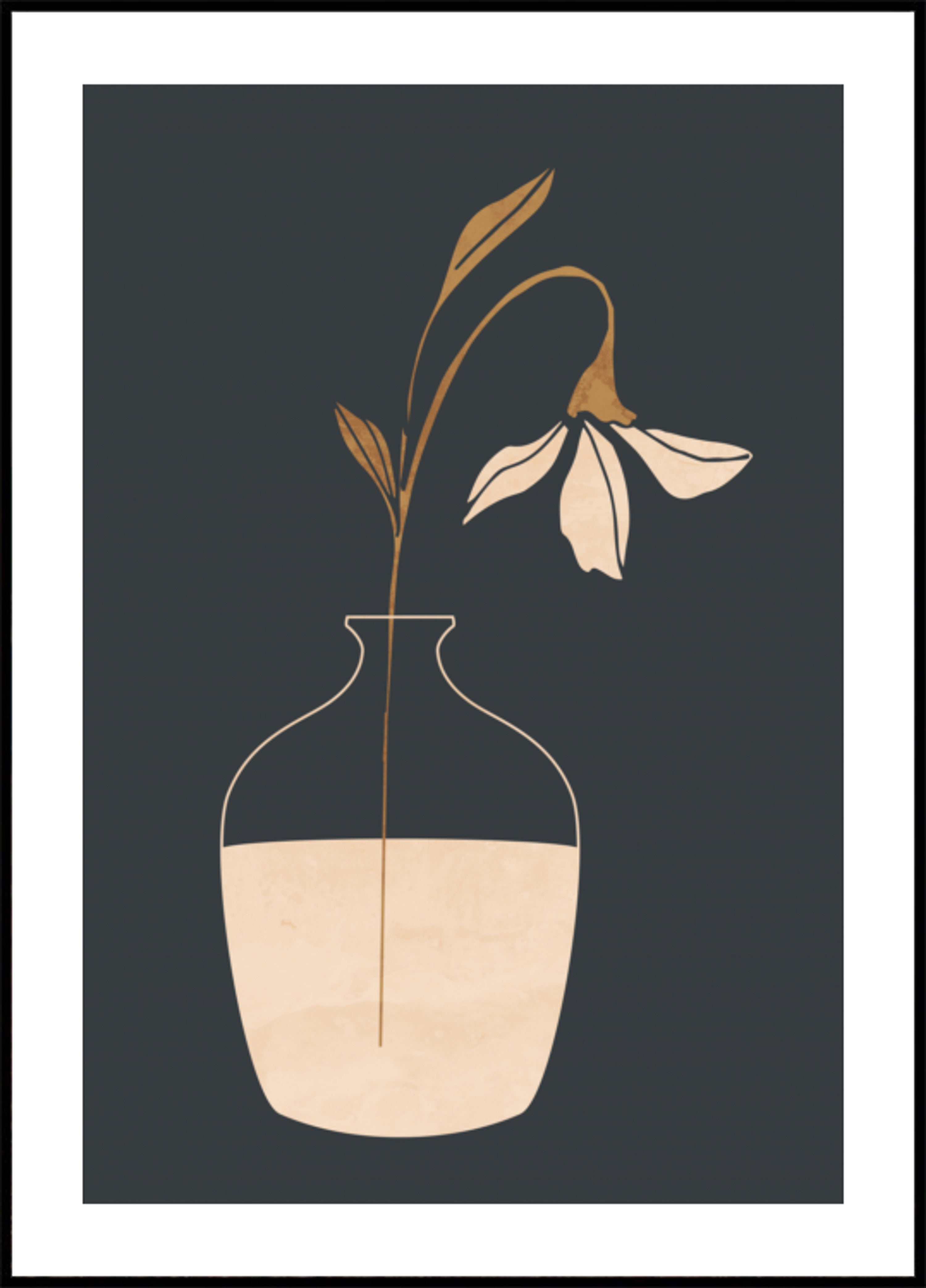 Elegantní botanická váza