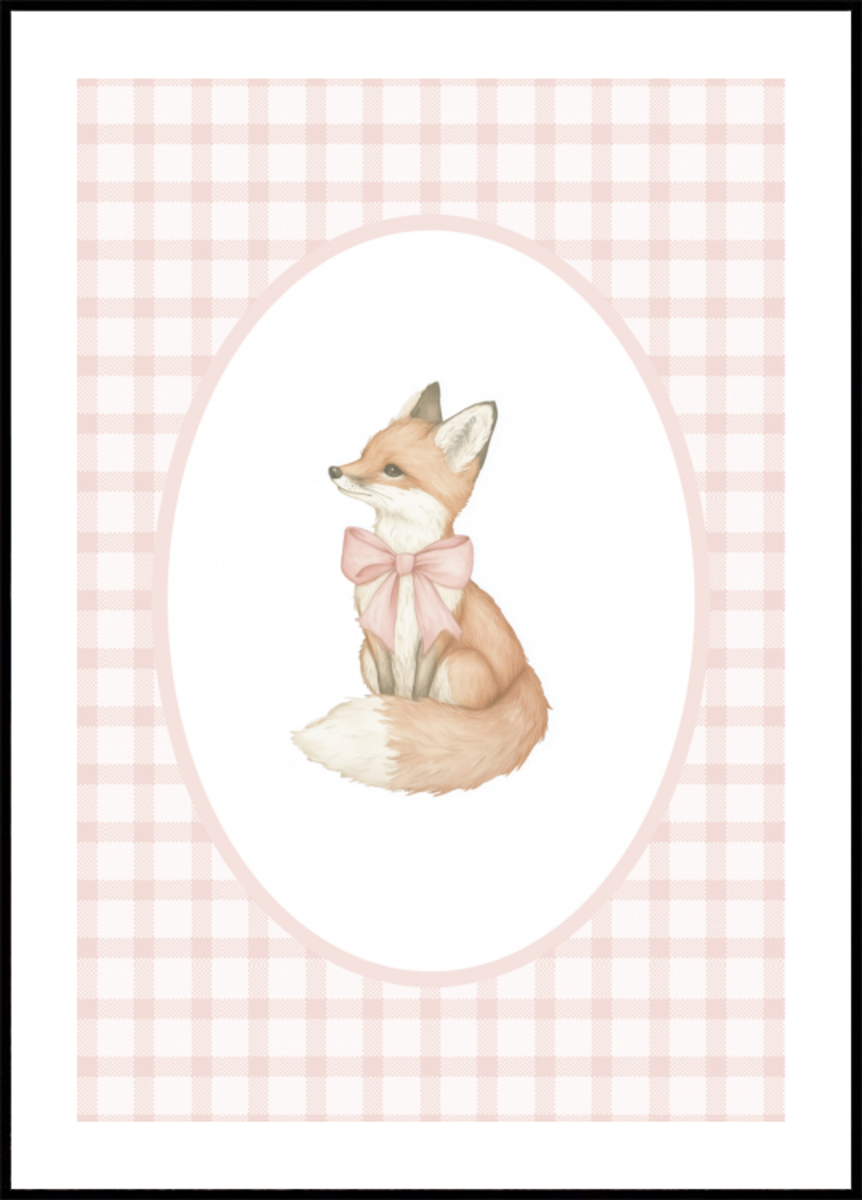 Okouzlující růžová mašle Fox