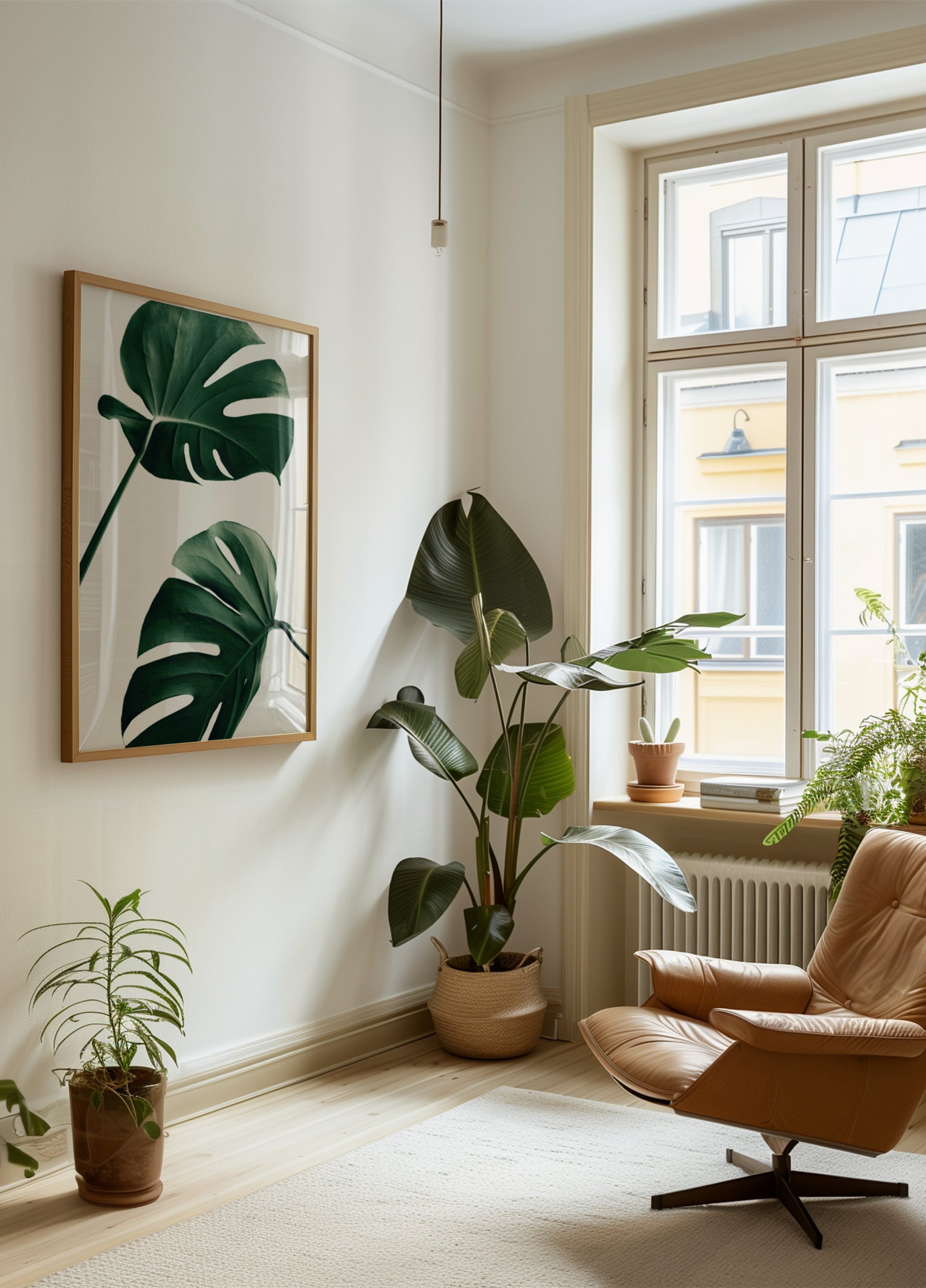 Tropické Monstera Listy