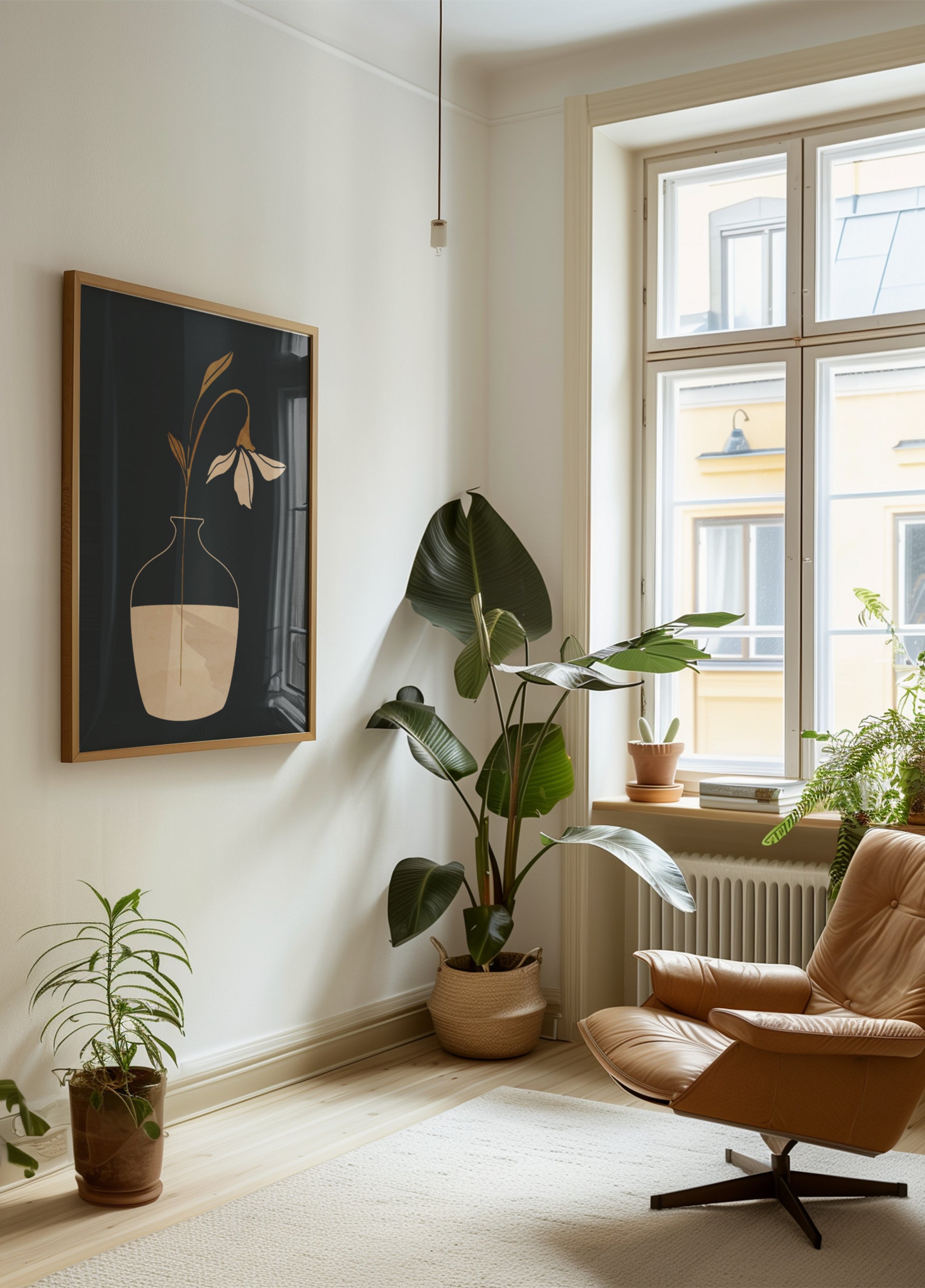 Elegantní botanická váza