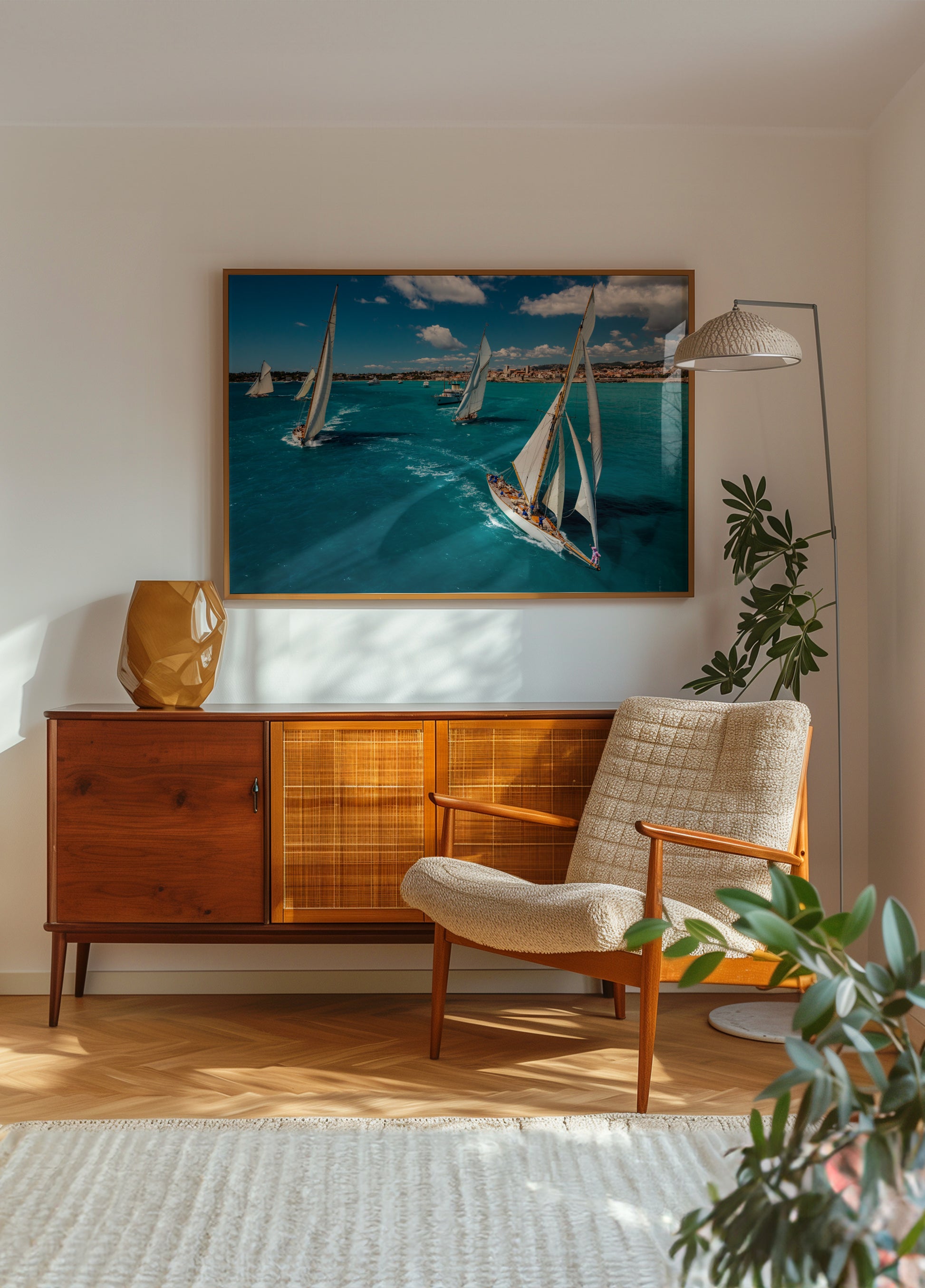 Plachtění Regatta tyrkysové moře