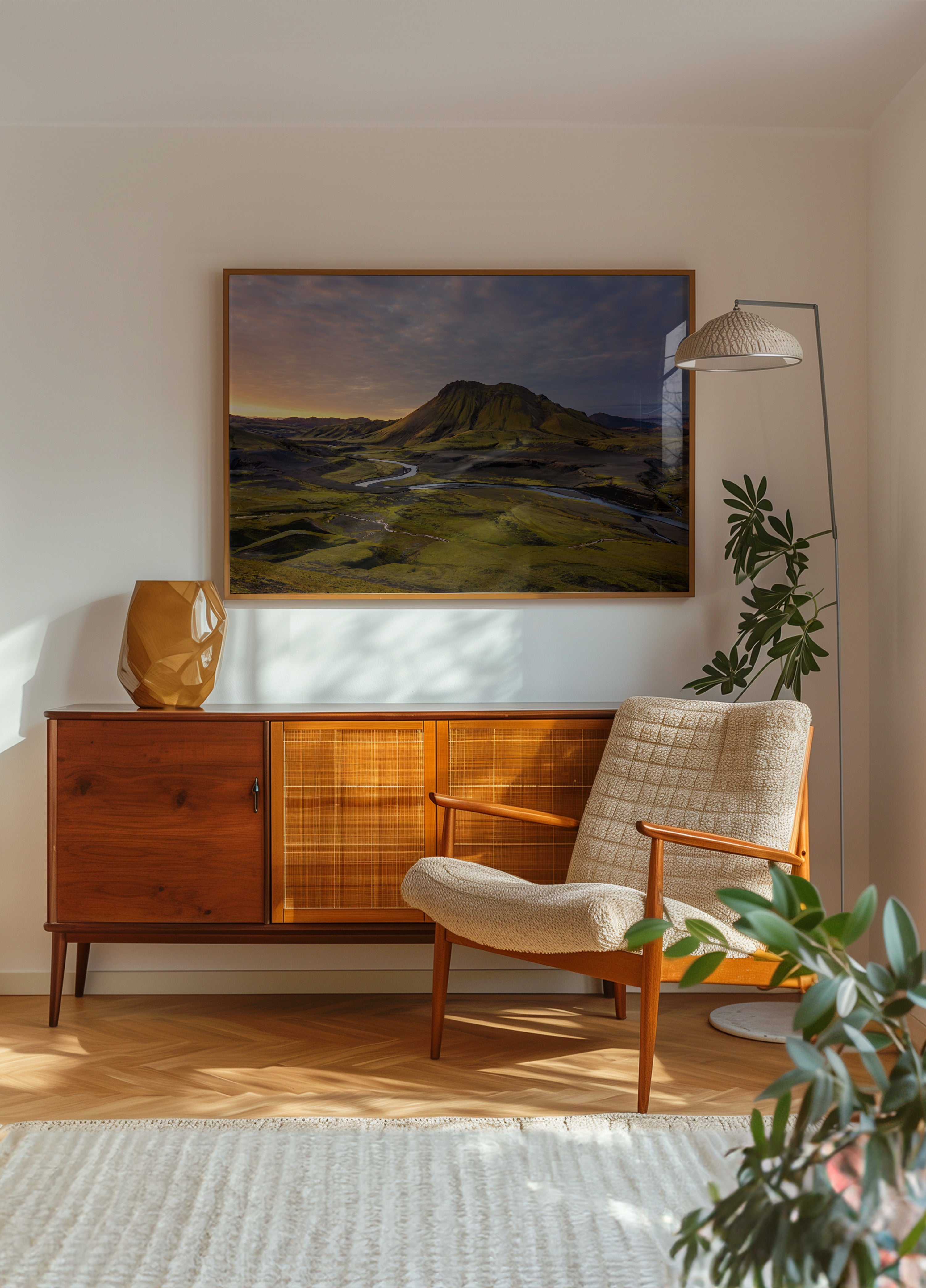Údolí řeky Golden Hour
