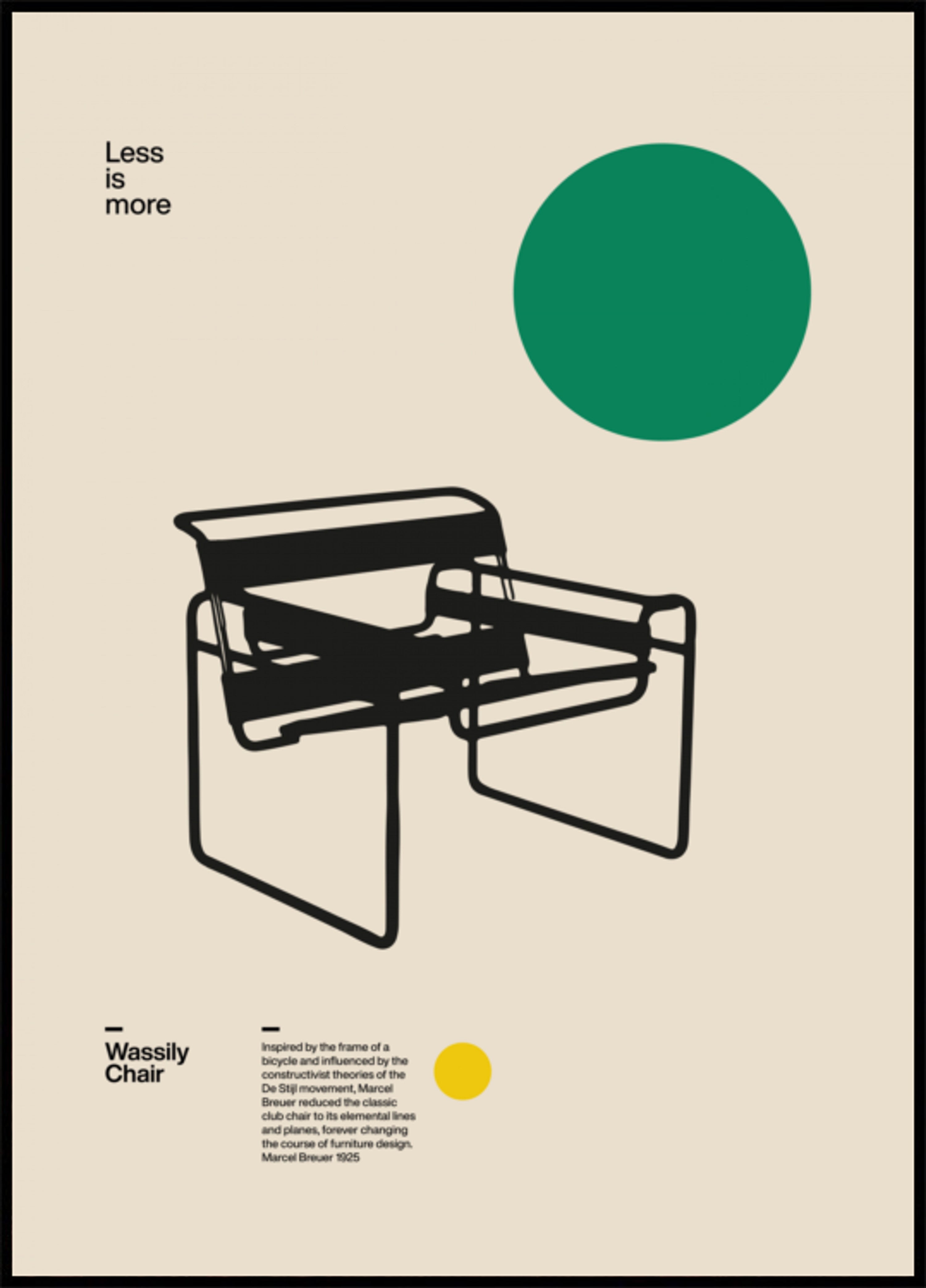 Designová židle Bauhaus