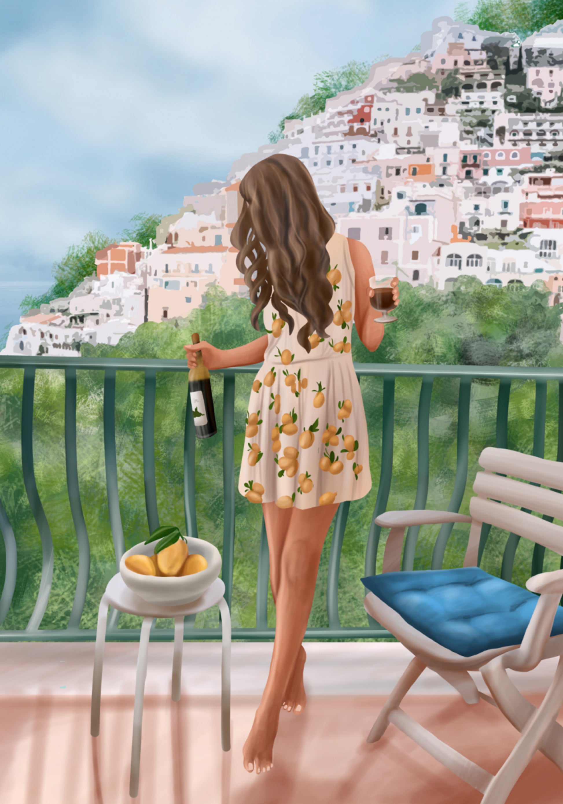 Italský citronový balkon
