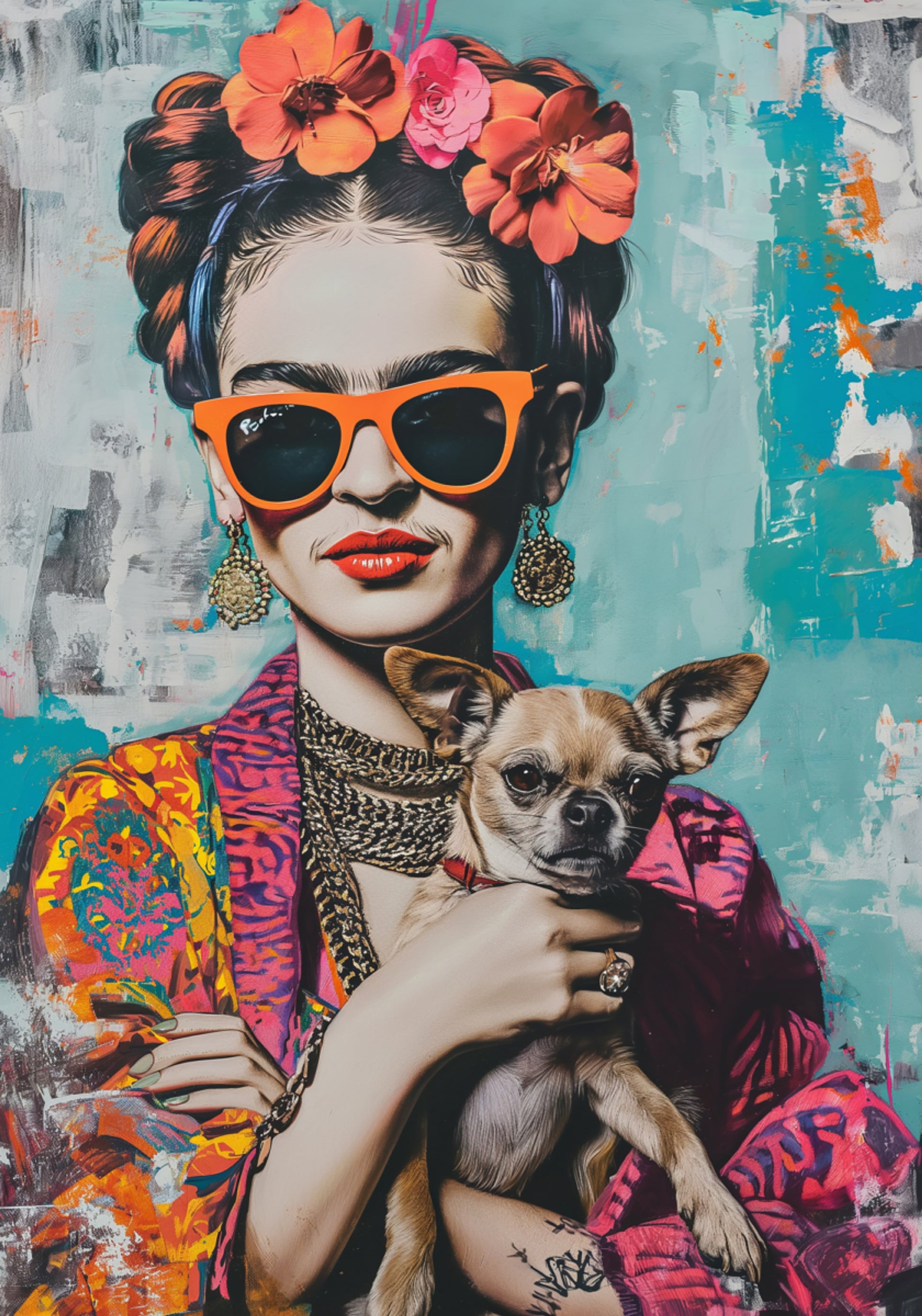 Barevný portrét Chihuahua