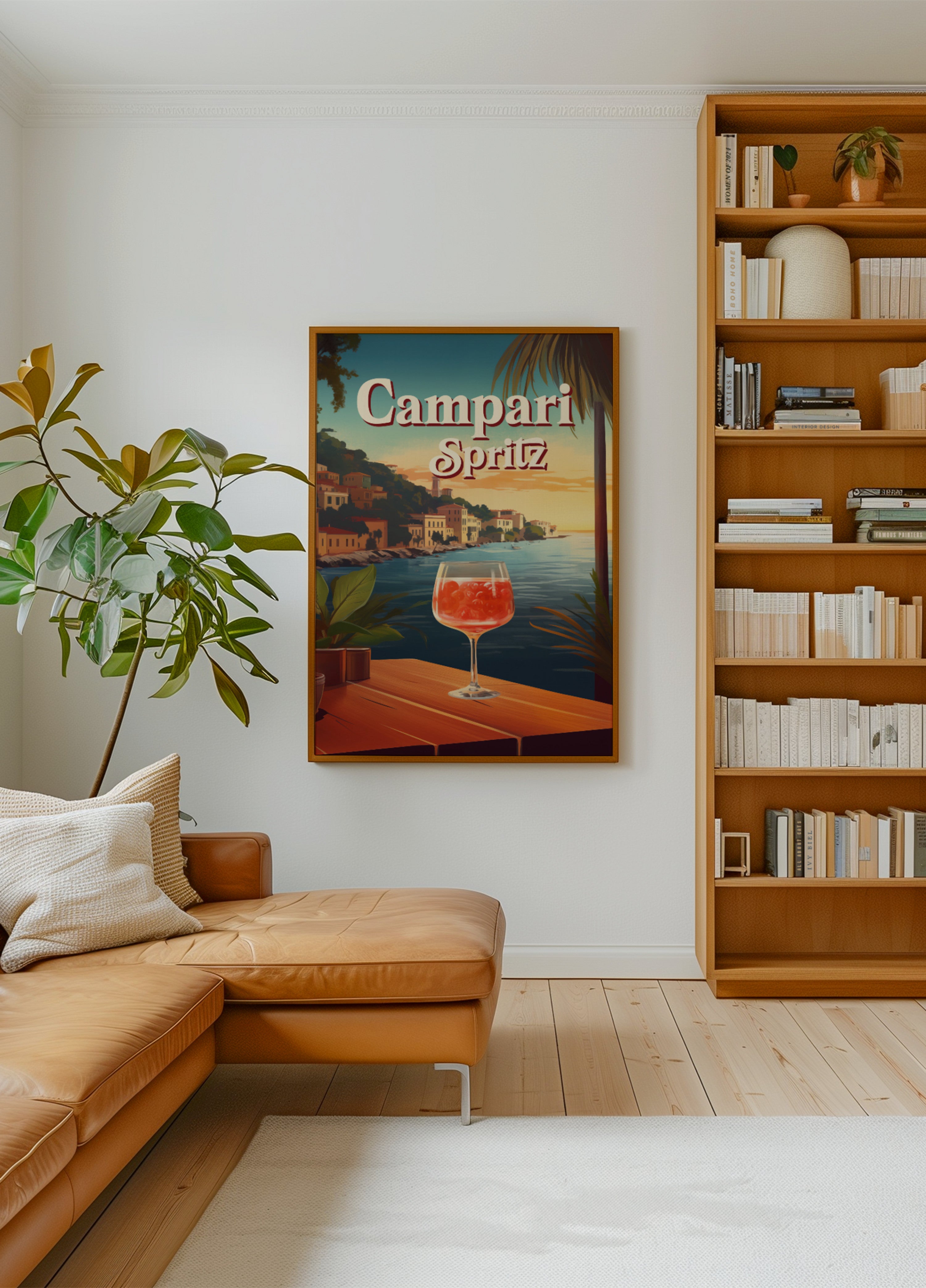 Campari Spritz Přímořský západ slunce