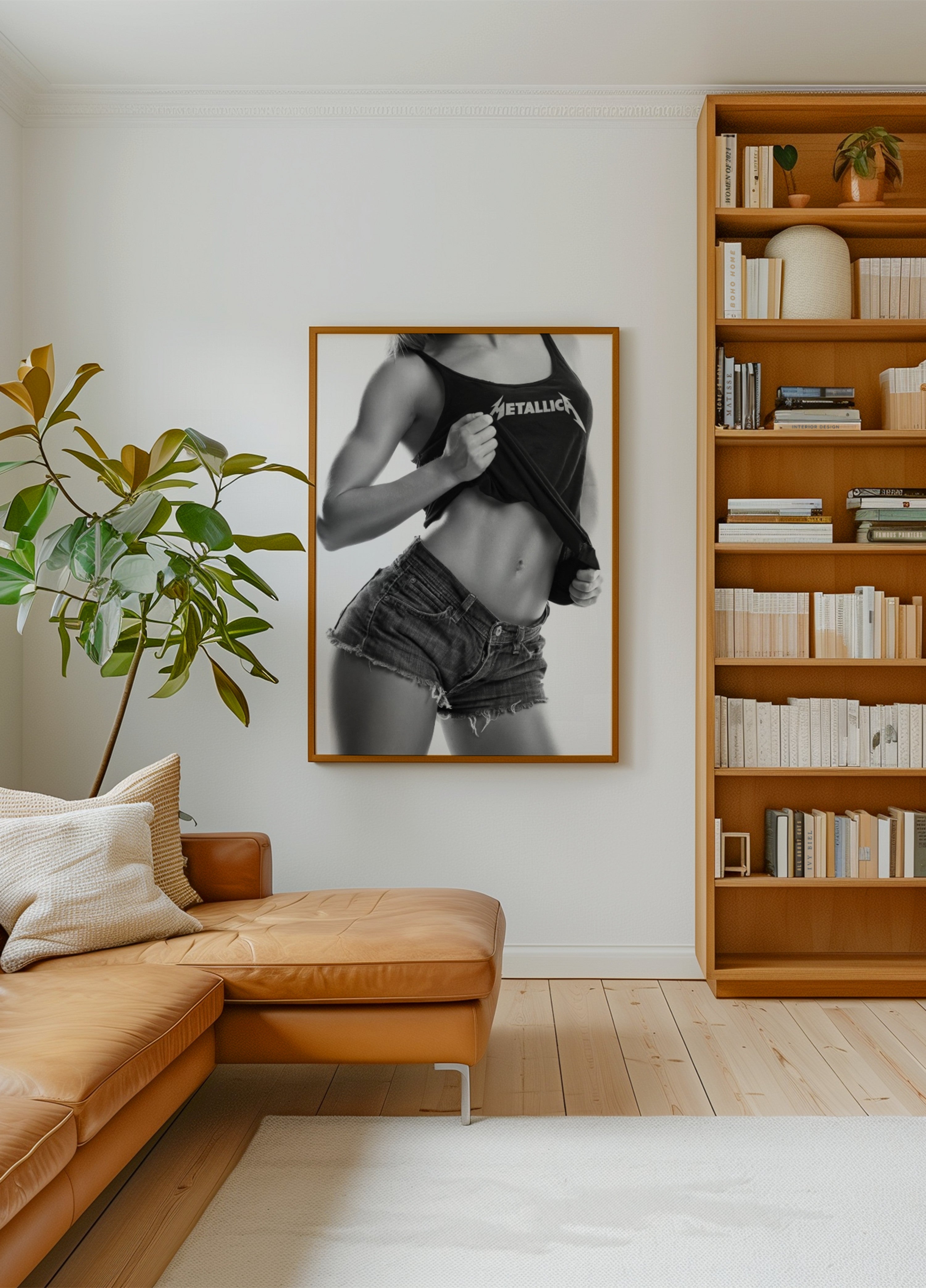 Sebevědomá žena tónovaný abs