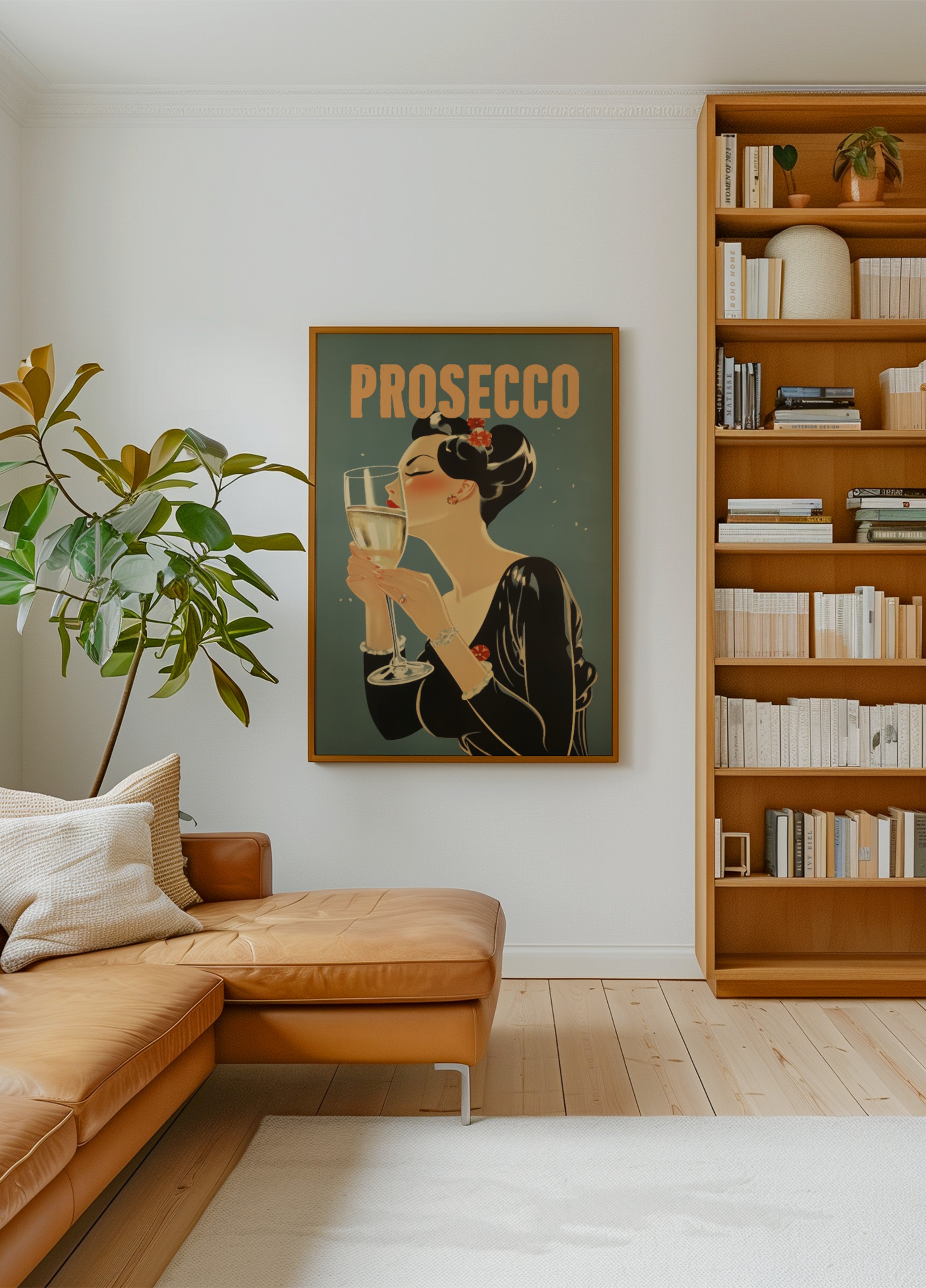 Elegantní žena Prosecco